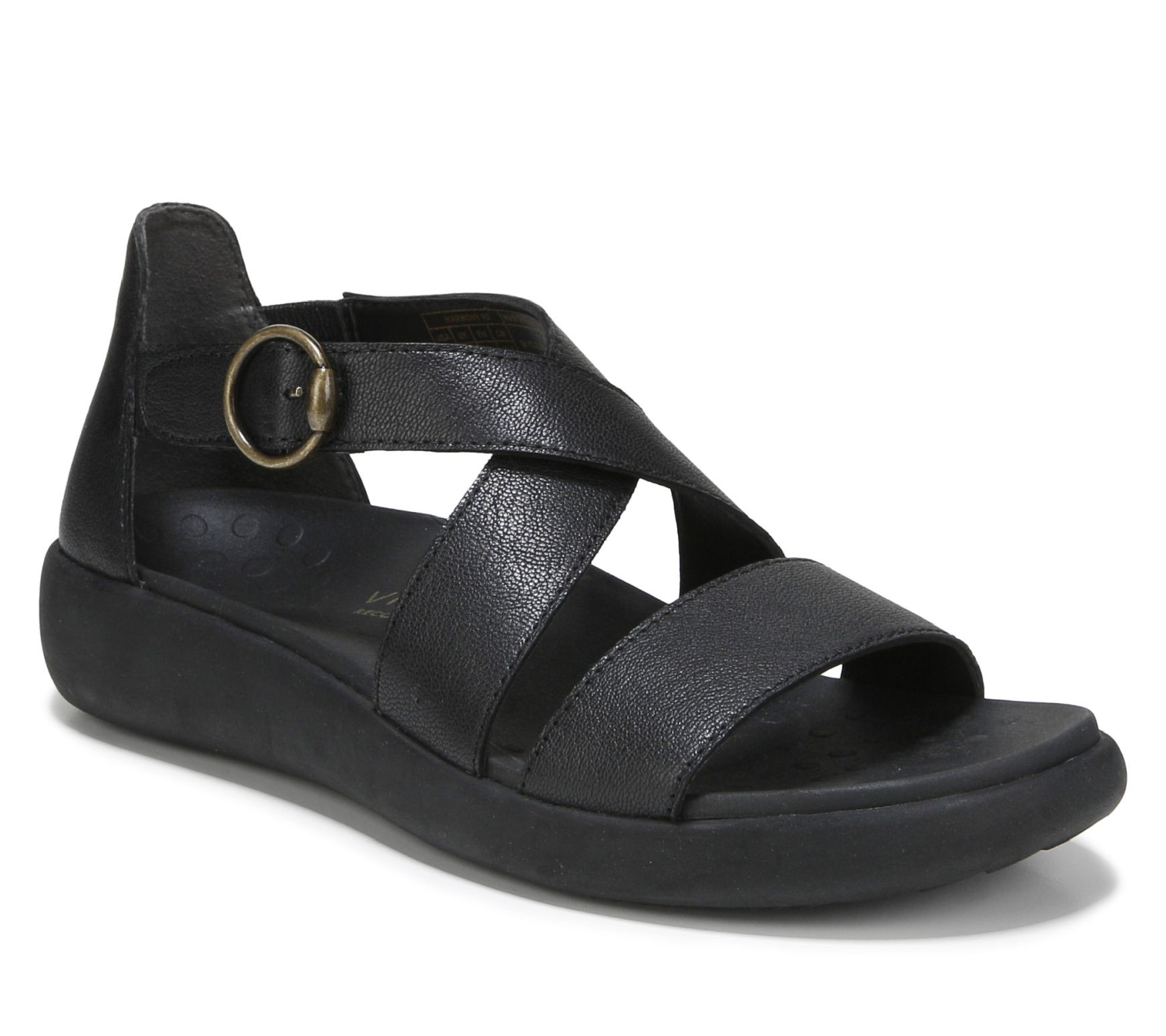 Vionic Leather Strappy Sandals - Harmony Rx
