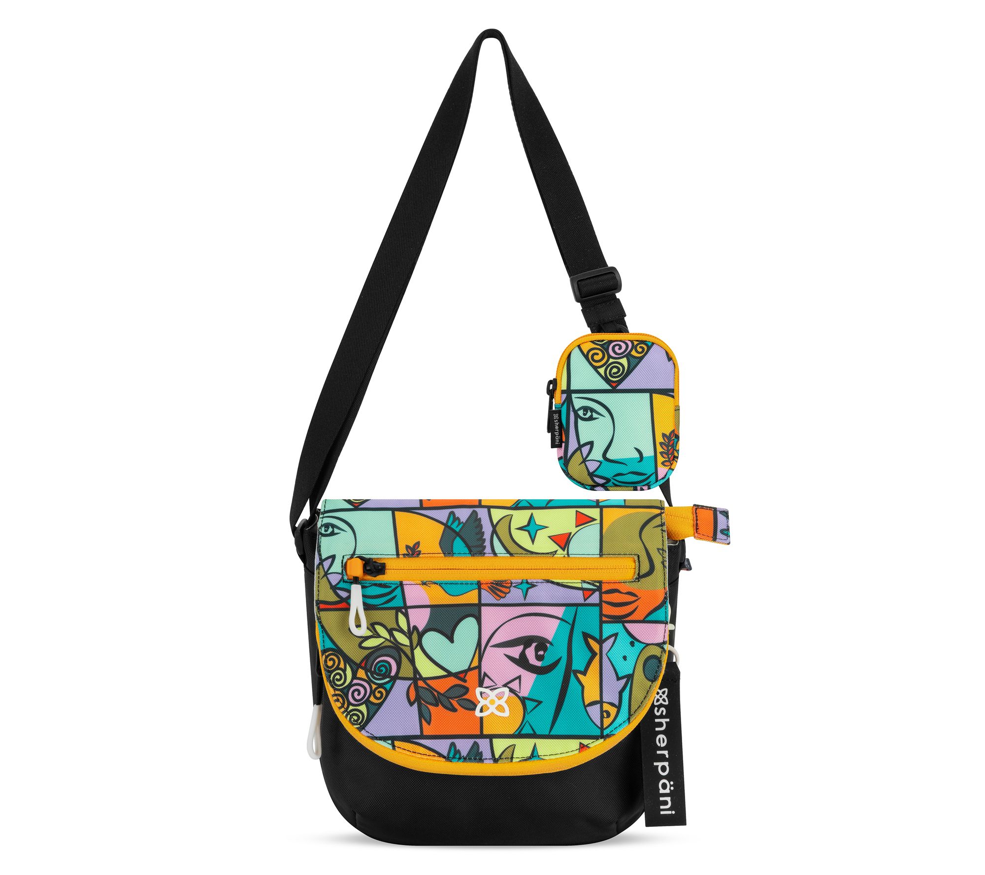 Sherpani Milli Mini Messenger RFID Crossbody w/Locking Zipper