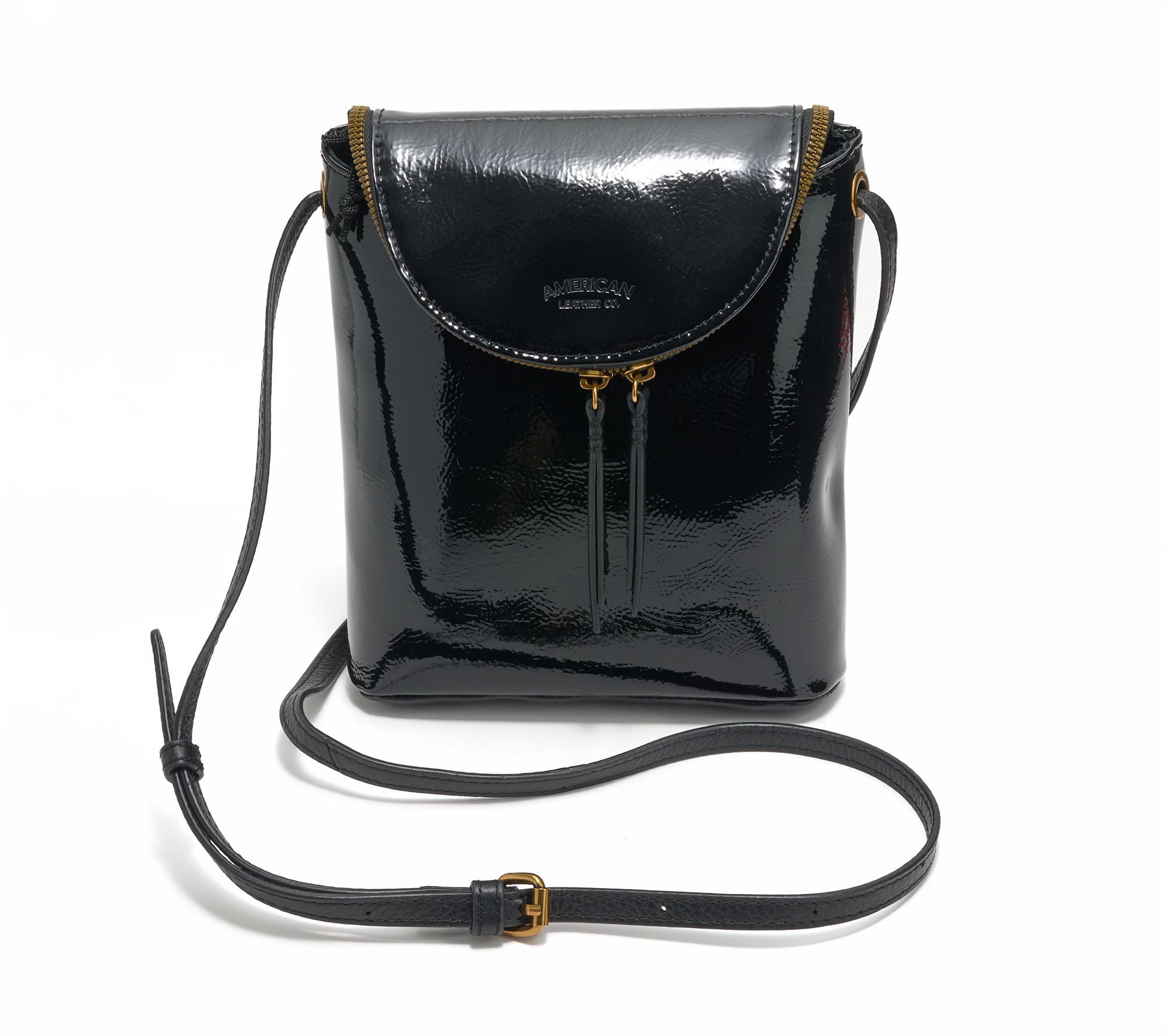 American Leather Co. Hampton Large Zip Around Crossbody