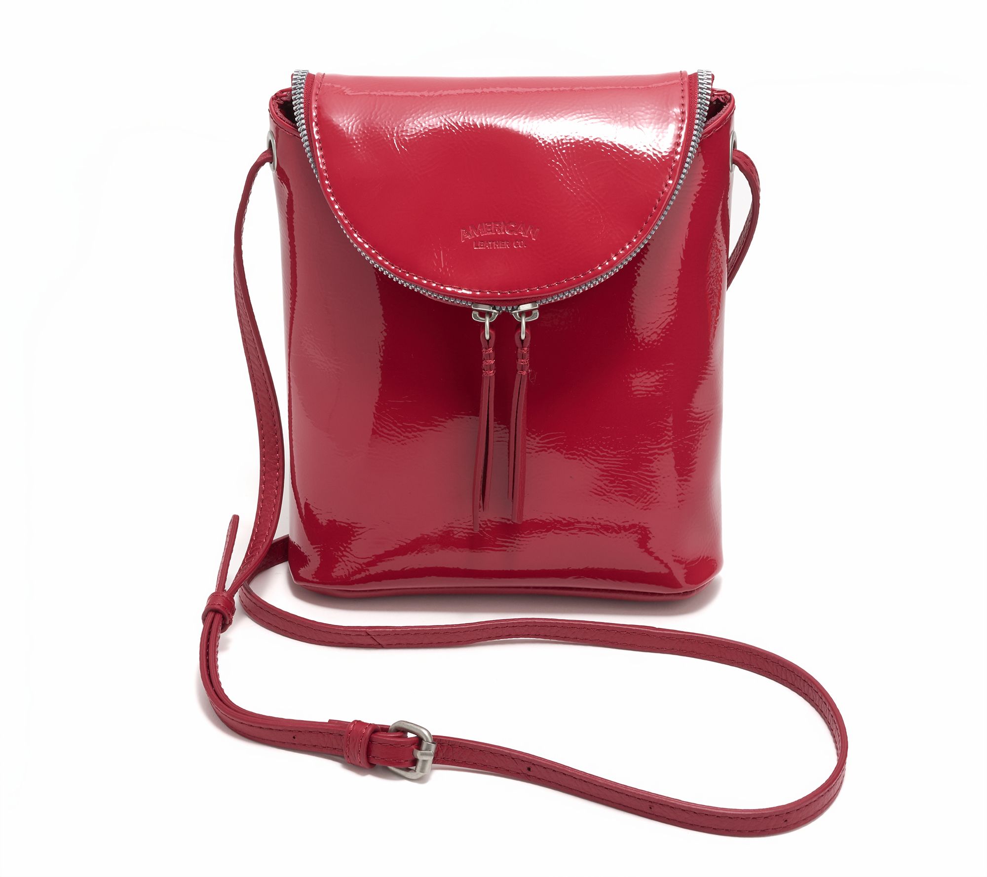 American Leather Co. Hampton Large Zip Around Crossbody
