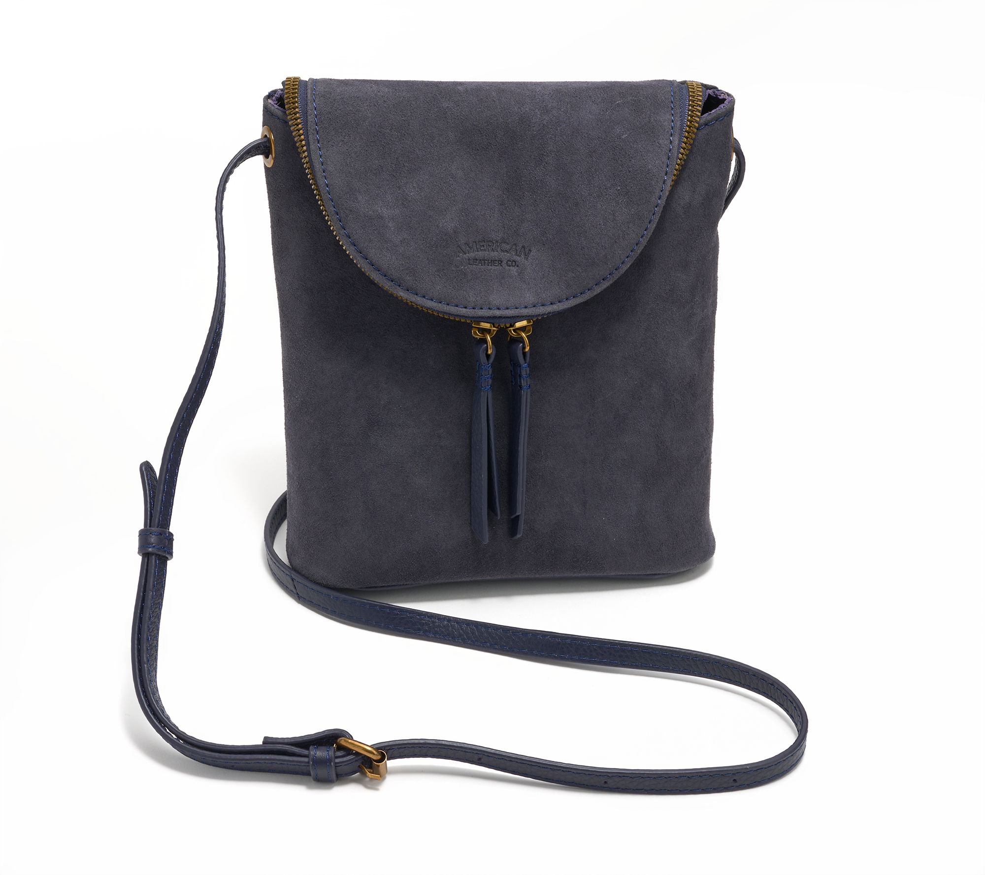 American Leather Co. Hampton Large Zip Around Crossbody