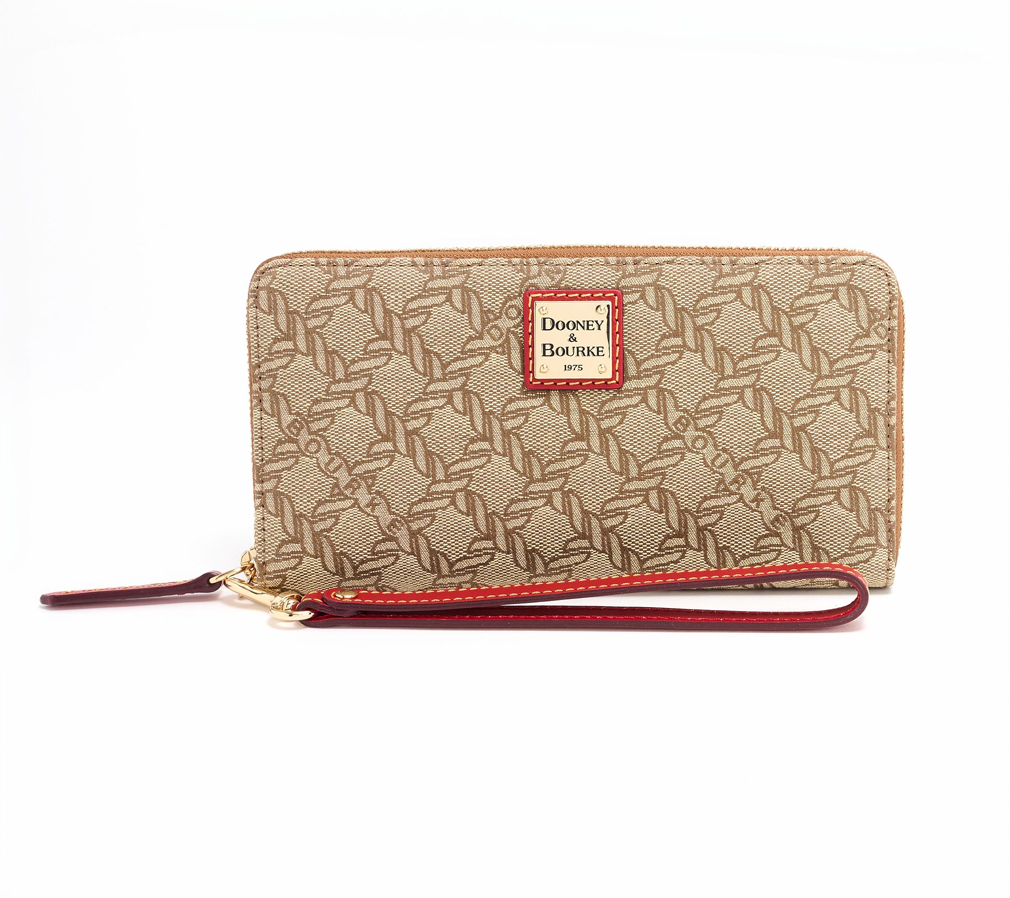 Dooney & Bourke Jacquard Maritime Large Zip Around Wristlet