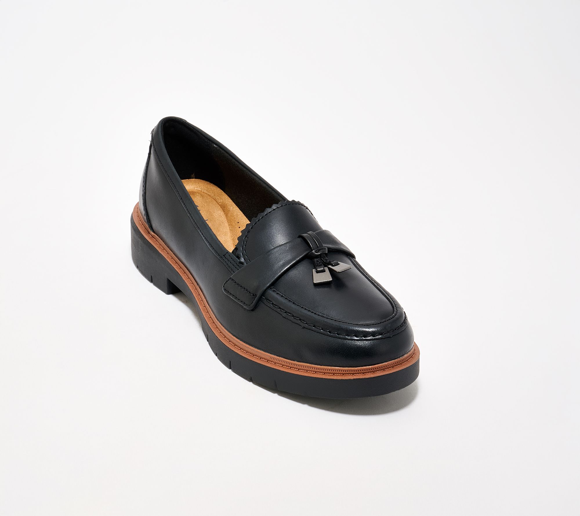 Clarks Collection Leather Loafers -Westlynn Bella