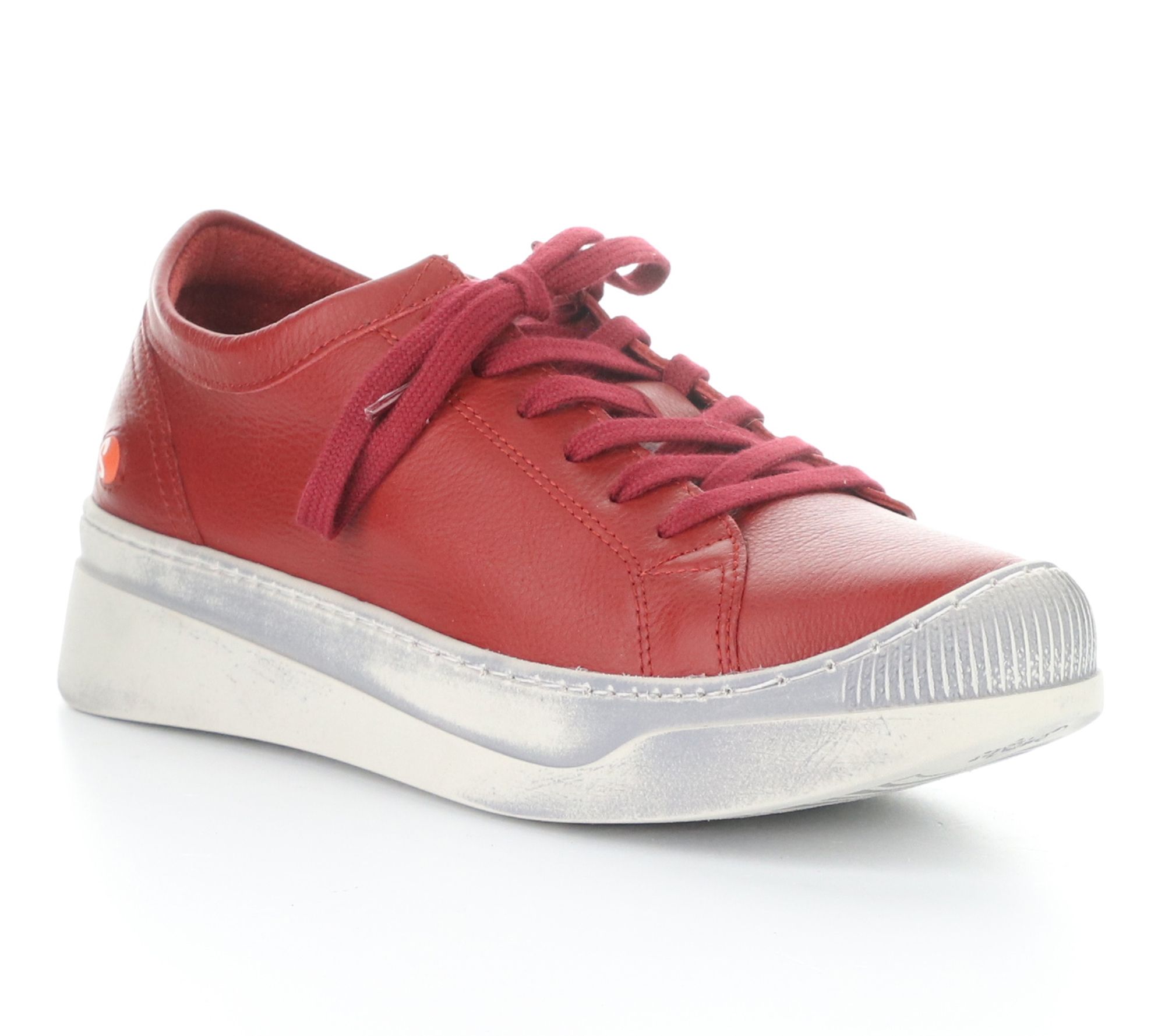 Softino'S Smooth Leather Lace Up Sneaker - Apor794Sof