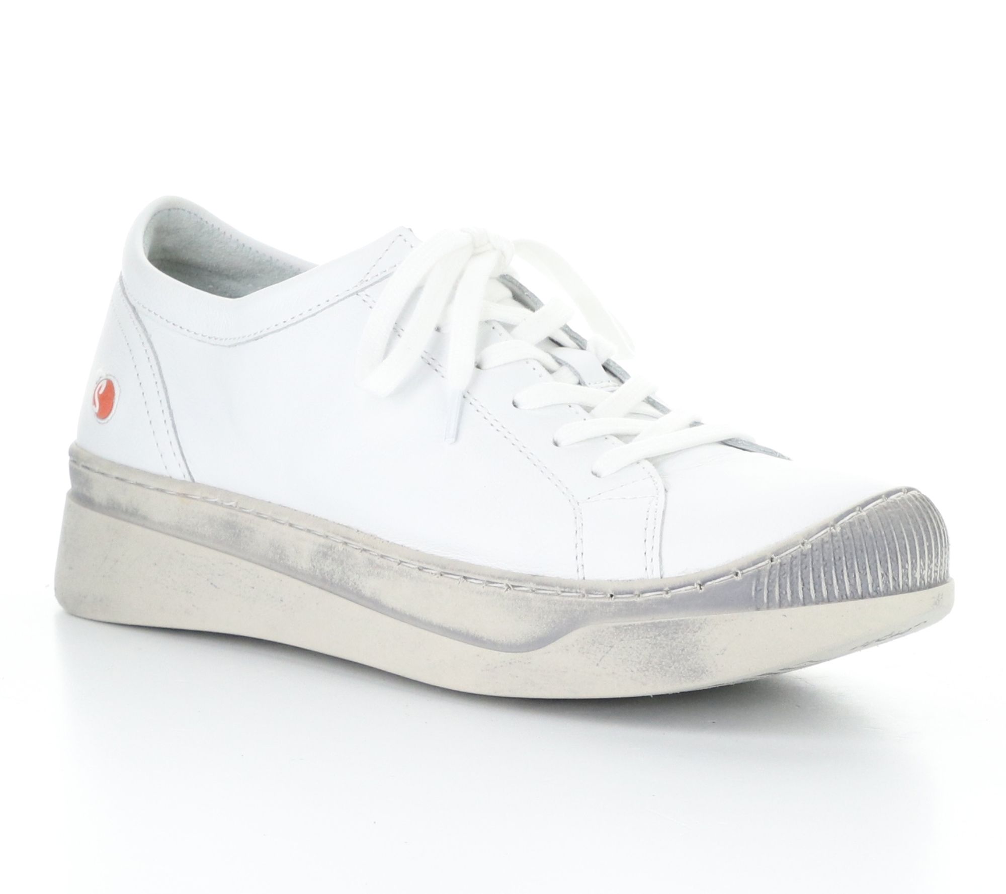 Softino'S Smooth Leather Lace Up Sneaker - Apor794Sof