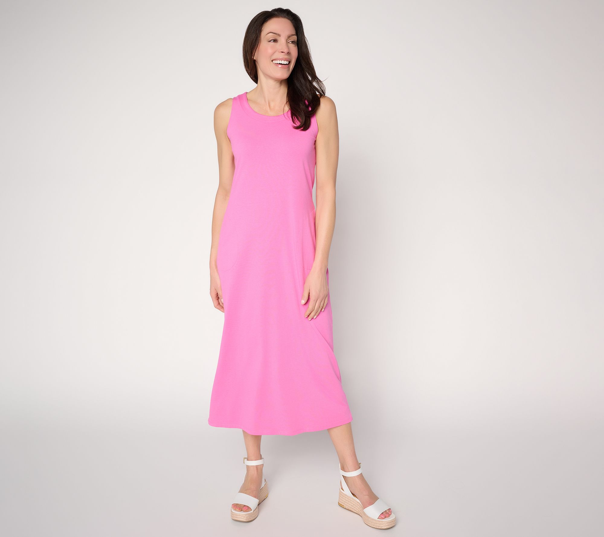 Belle by Kim Gravel Petite TripleLuxe Knit Spring Maxi Dress