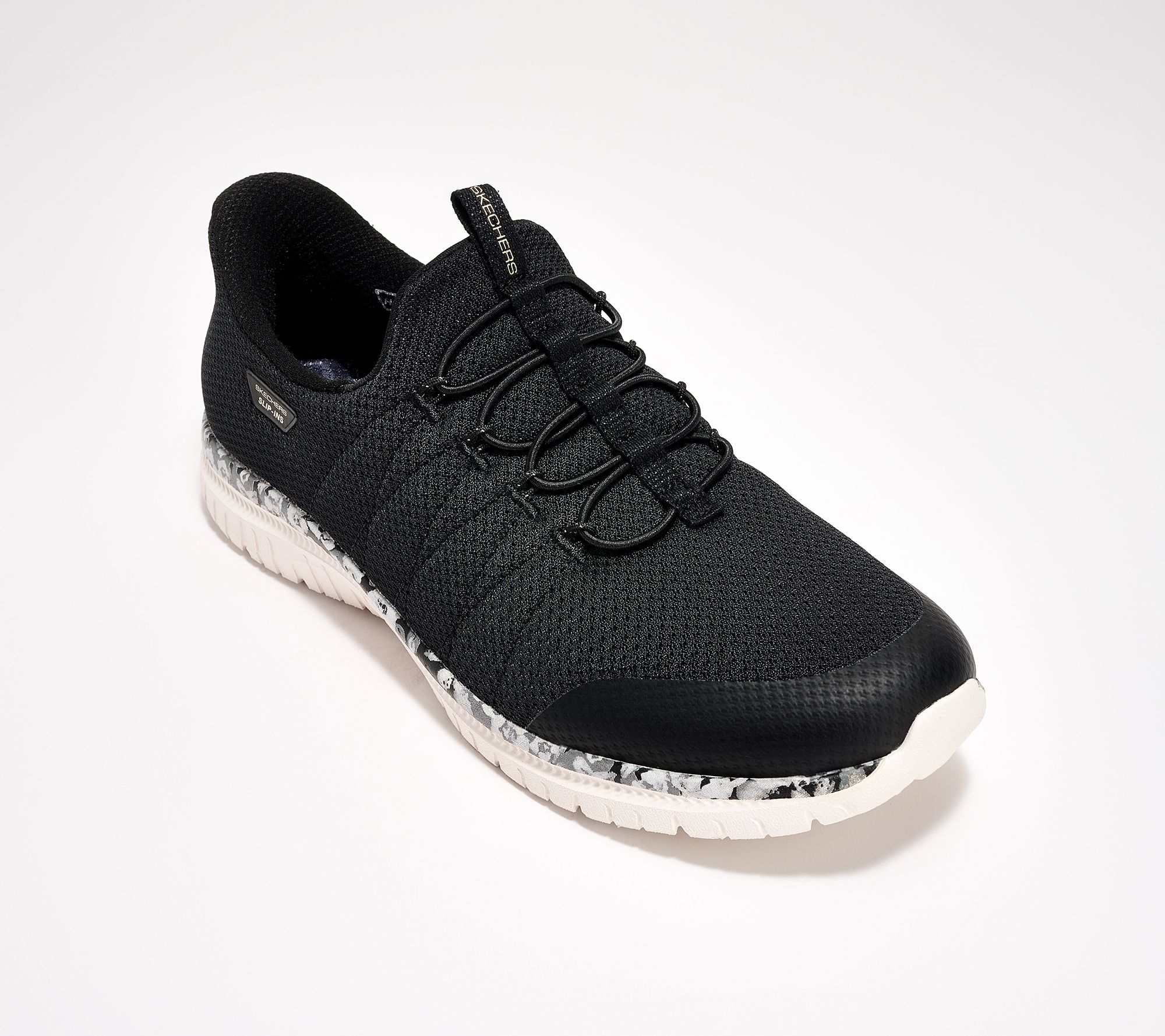 "As Is" Skechers Slip-ins Virtue Vegan Washble Bungee Shoes