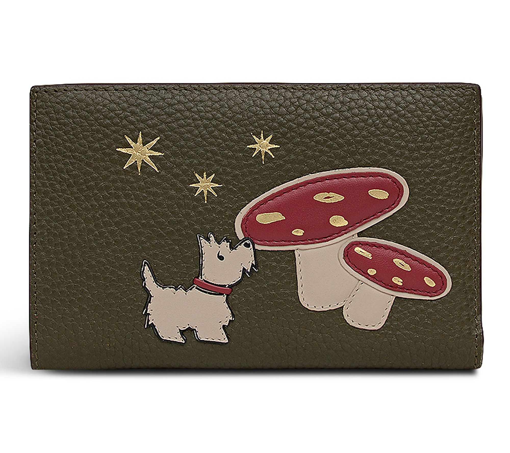 Radley Mushroom Mate Medium Bifold Leather Wallet