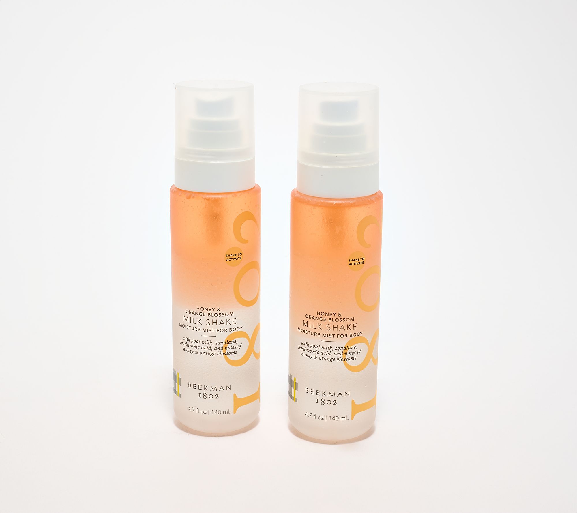 Beekman 1802 Milk Shake Biphase Body Mist 8oz Duo