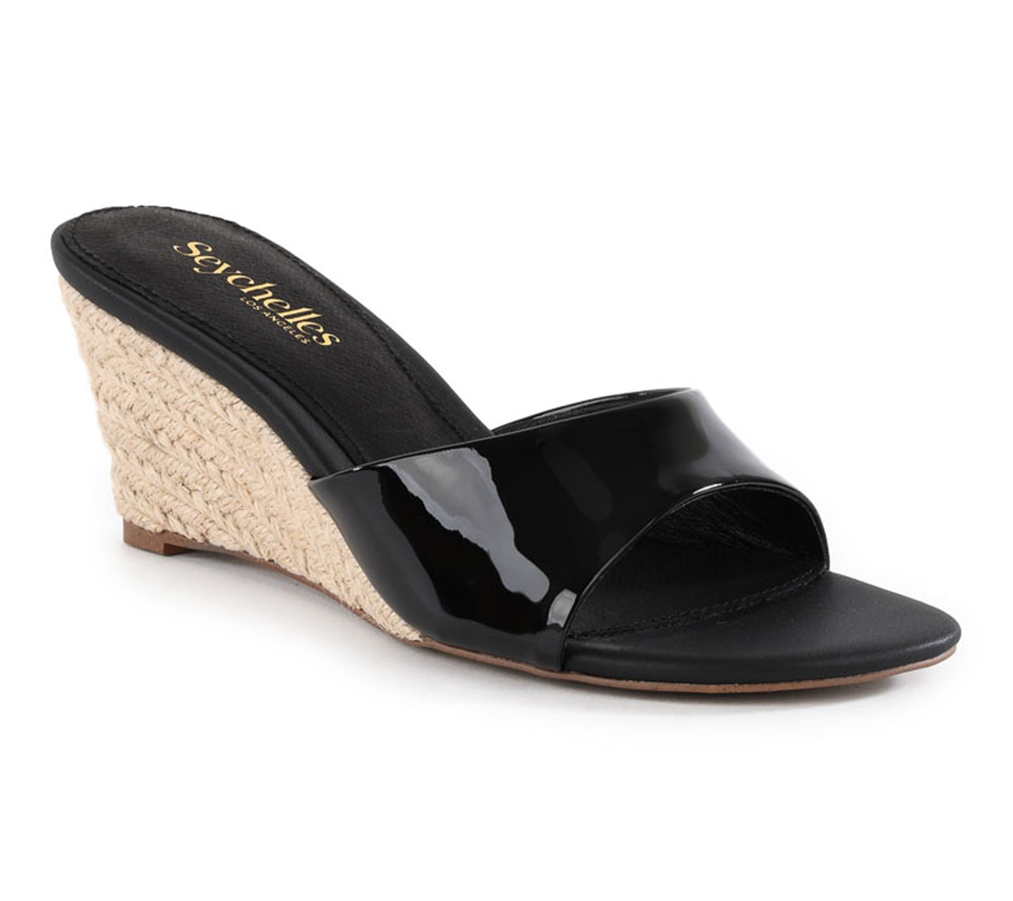 Seychelles Leather/Lucite Espadrille Wedges - Just Like That