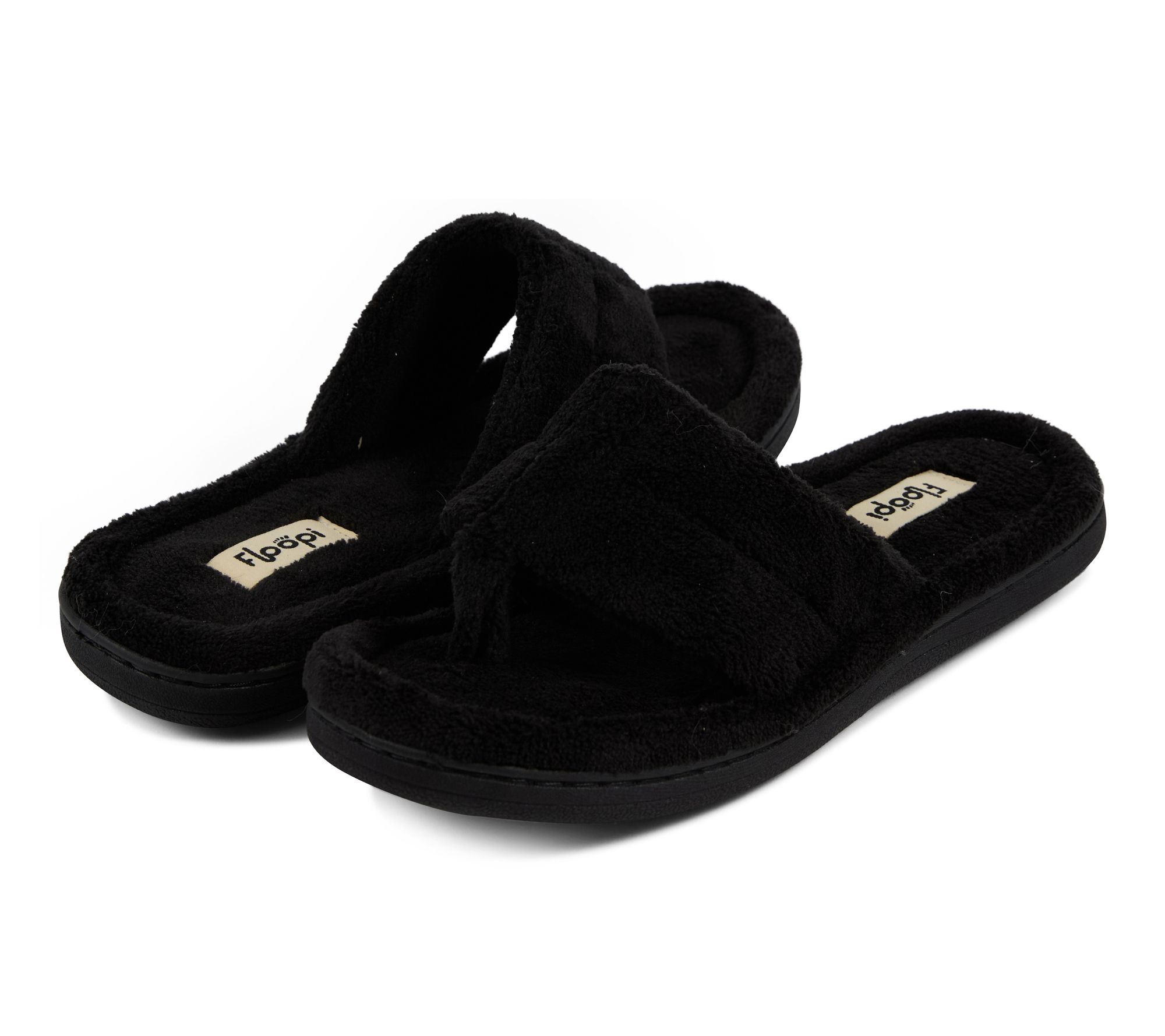 Floopi Women's Soft French Terry Thong Slipper