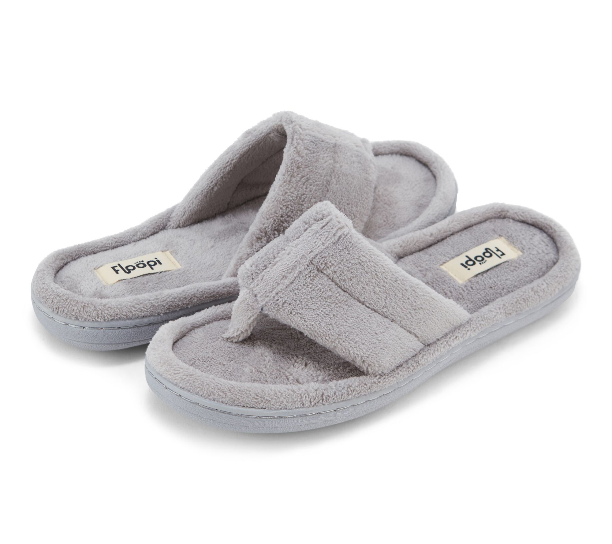 Floopi Women's Soft French Terry Thong Slipper