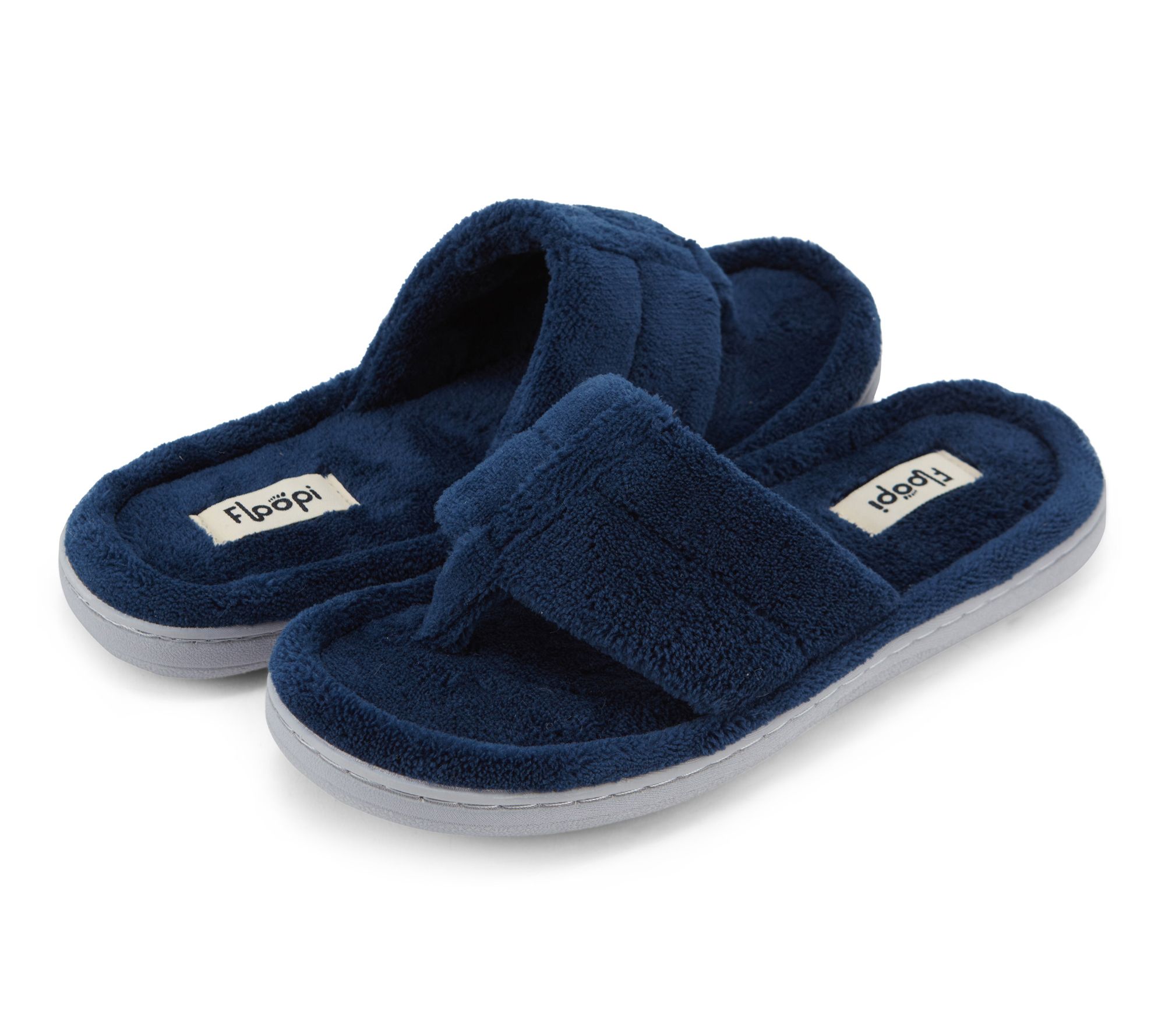 Floopi Women's Soft French Terry Thong Slipper