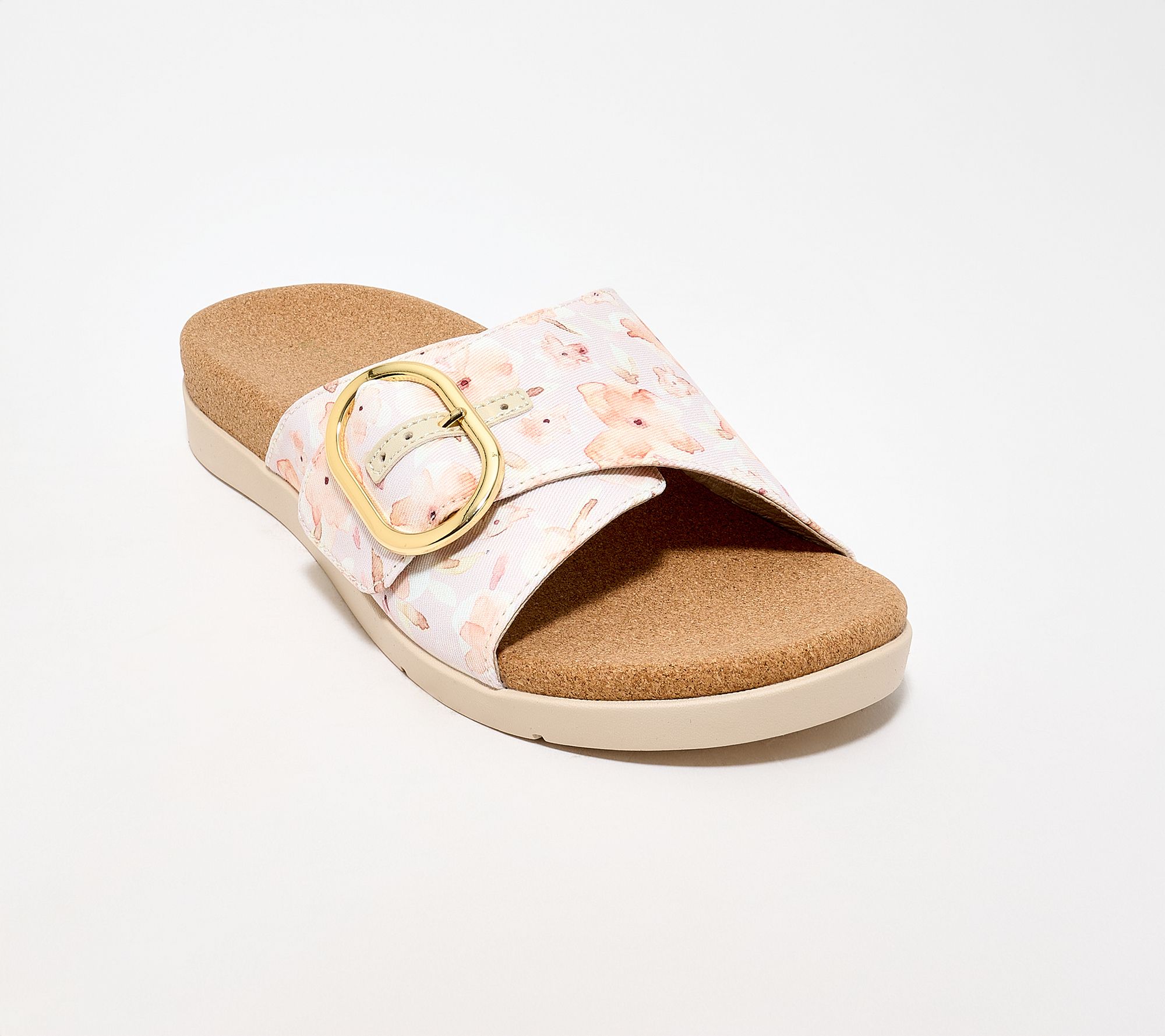 Revitalign Orthotic Floral Adjustable Slides -Elena