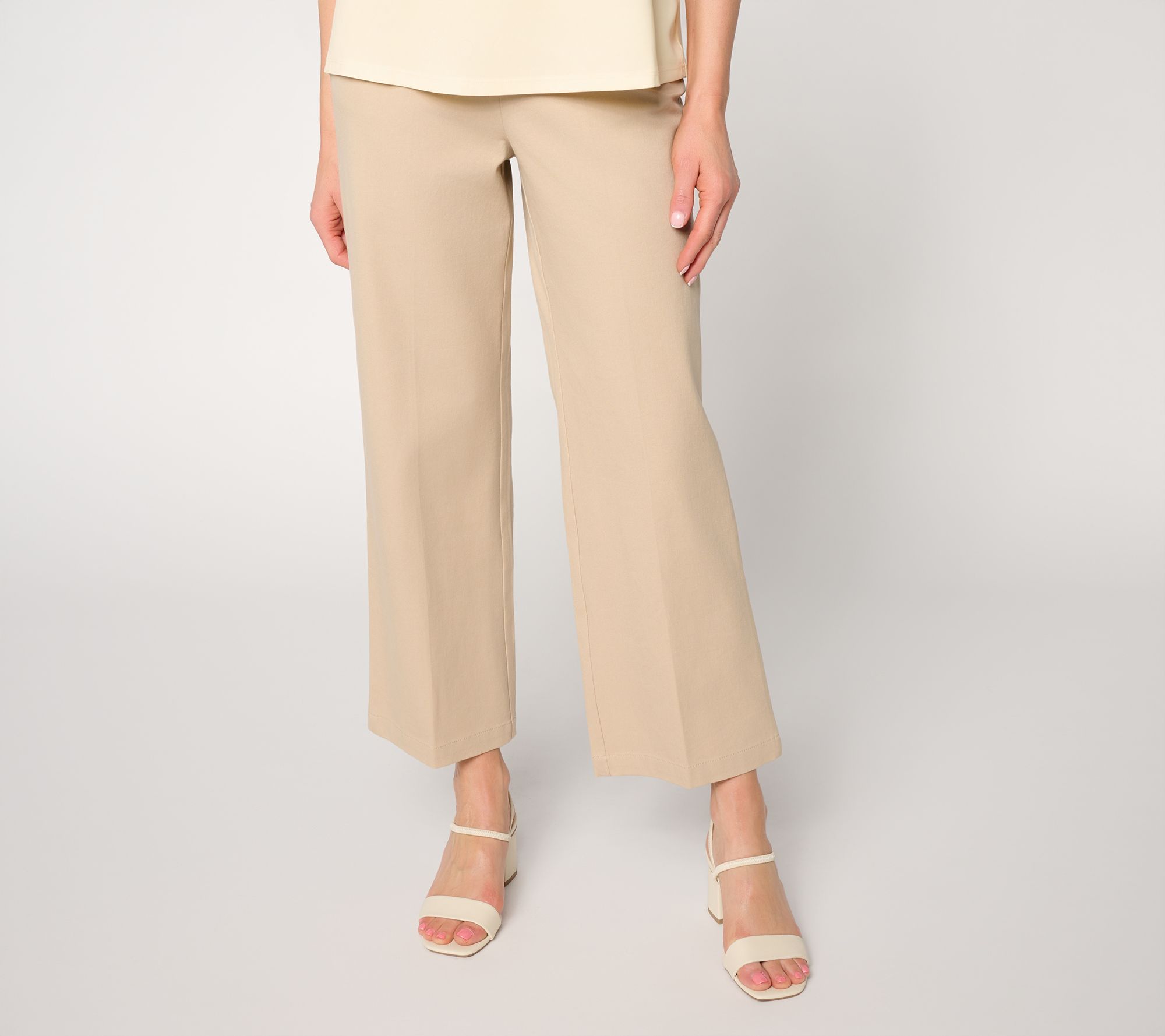 BEAUTIFUL by Lawrence Zarian Petite Wide Leg Ankle Pant