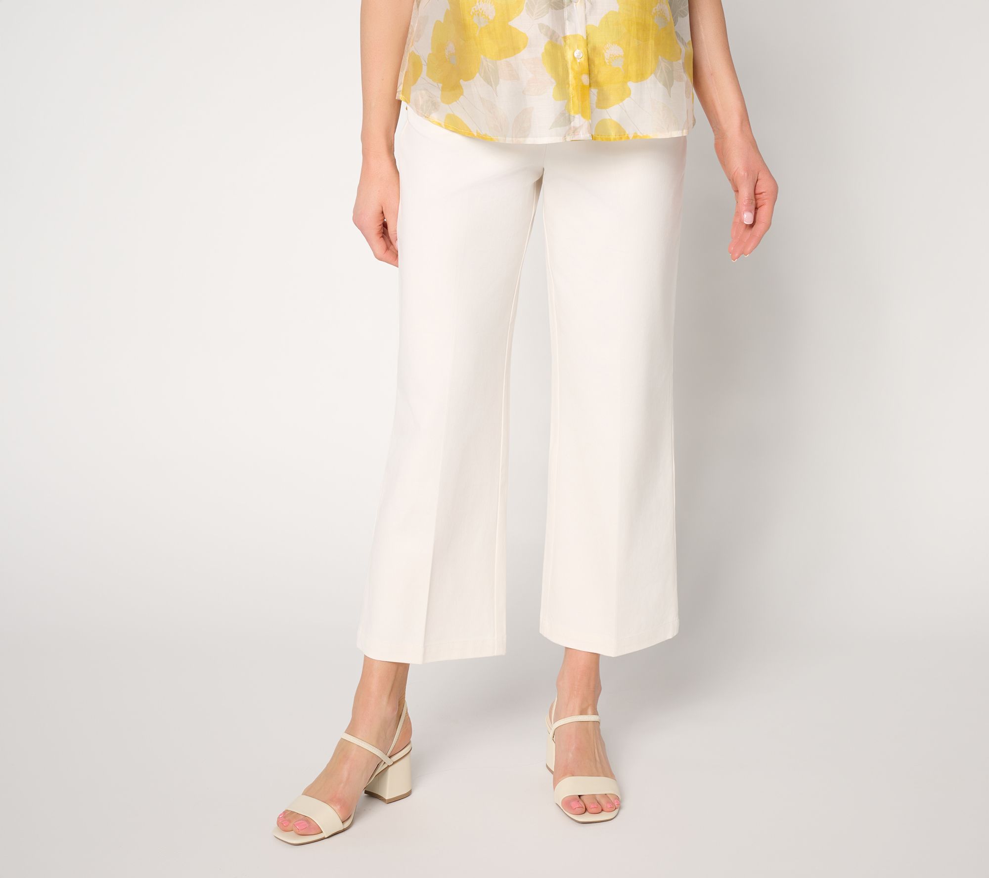 BEAUTIFUL by Lawrence Zarian Petite Wide Leg Ankle Pant