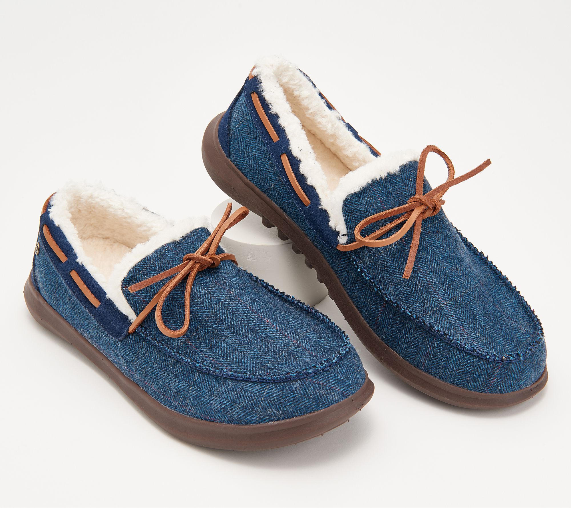 Spenco Orthotic Men's Tweed Slippers - Birch