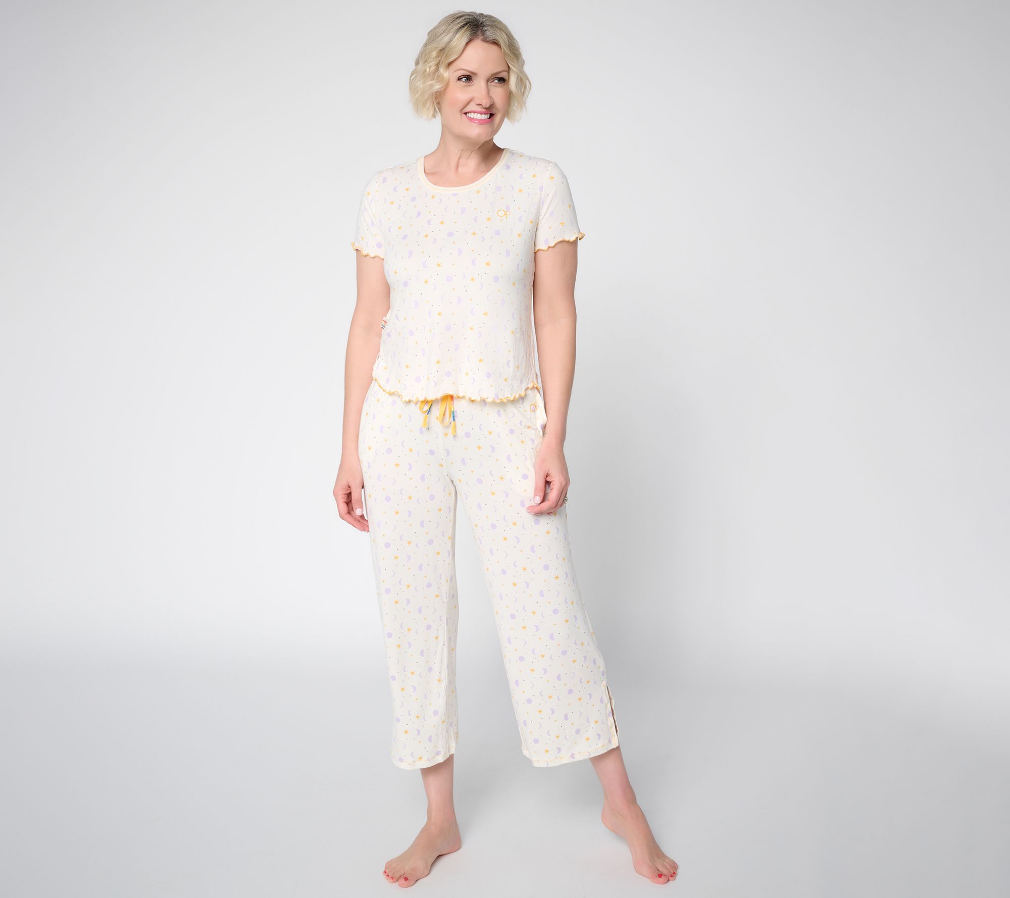 Ocean Pacific Brushed Knit Short Sleeve Pajama Set