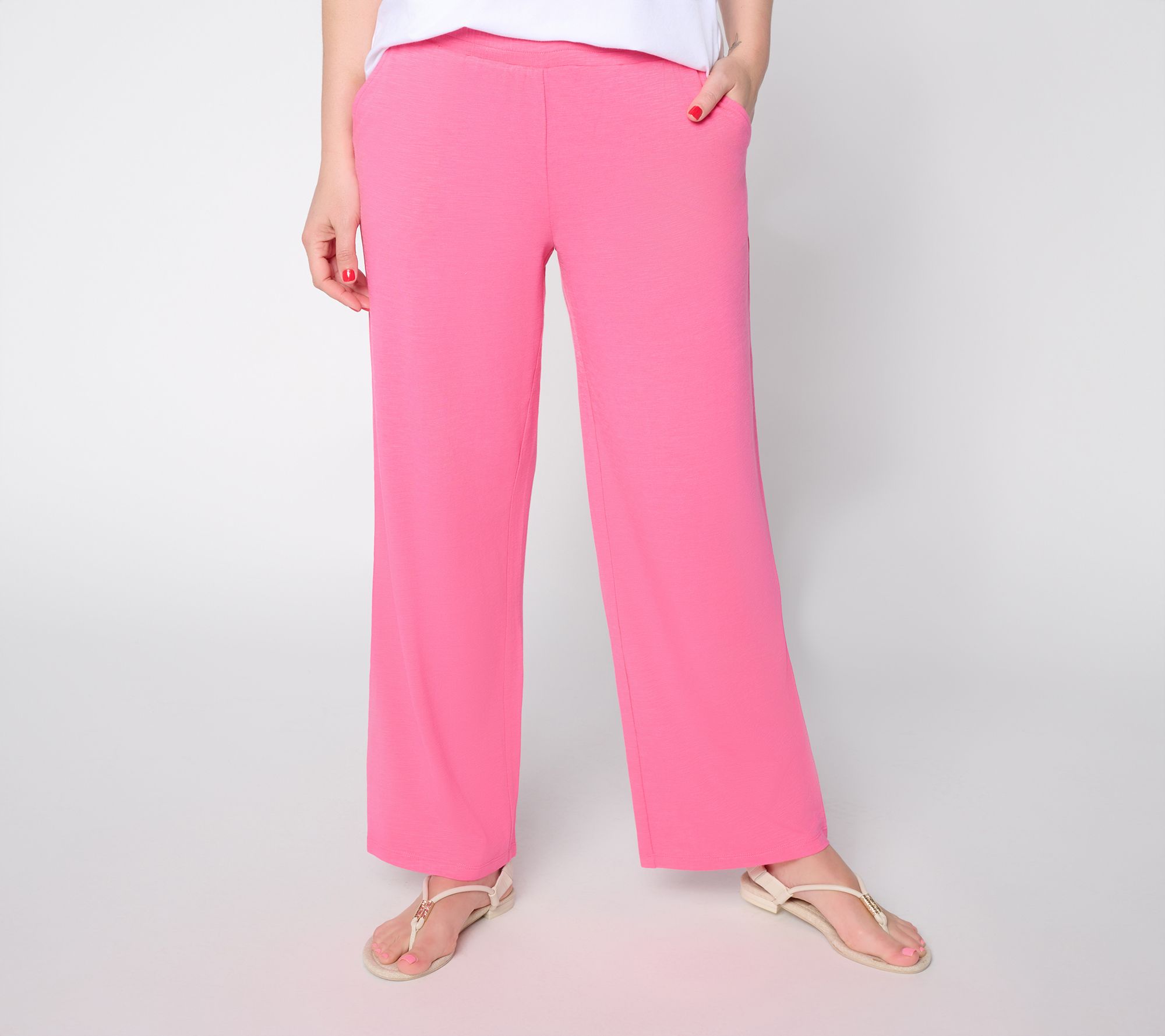 Belle by Kim Gravel Slub Club Relaxed Pant
