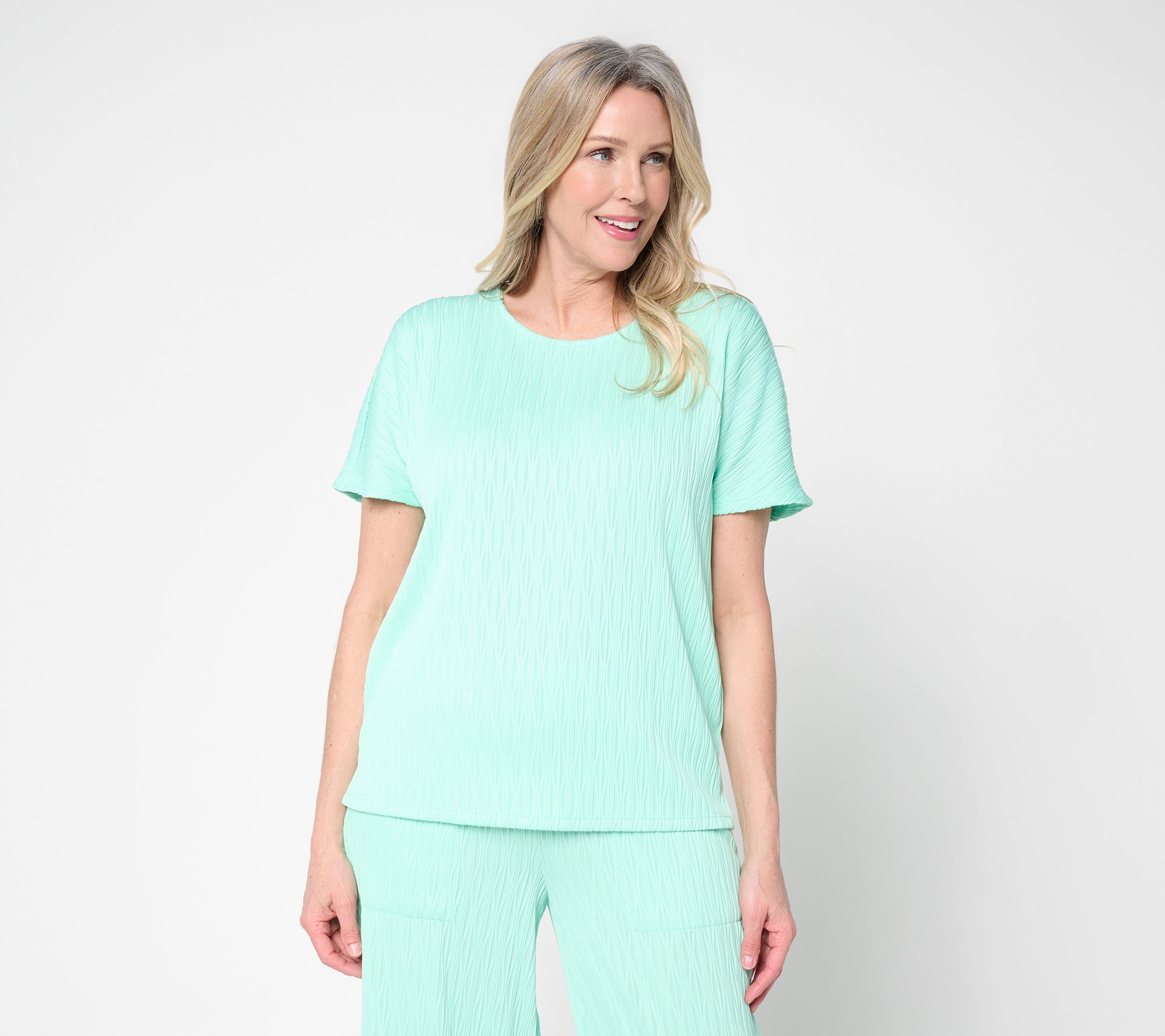 Susan Graver Textured Jacquard Top