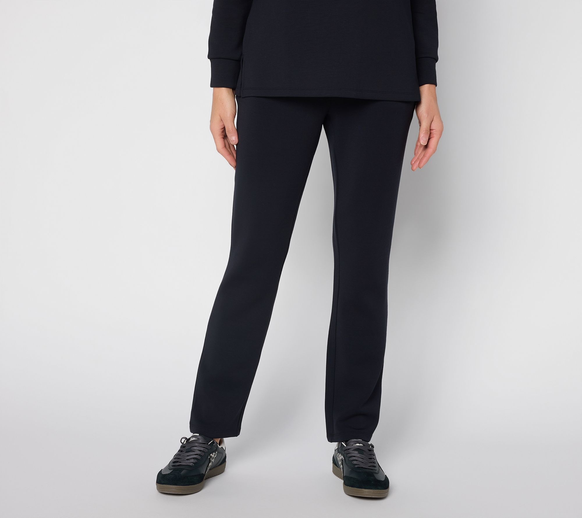 "As Is" Belle by Kim Gravel Reg ScubaLuxe Straight Leg Pants