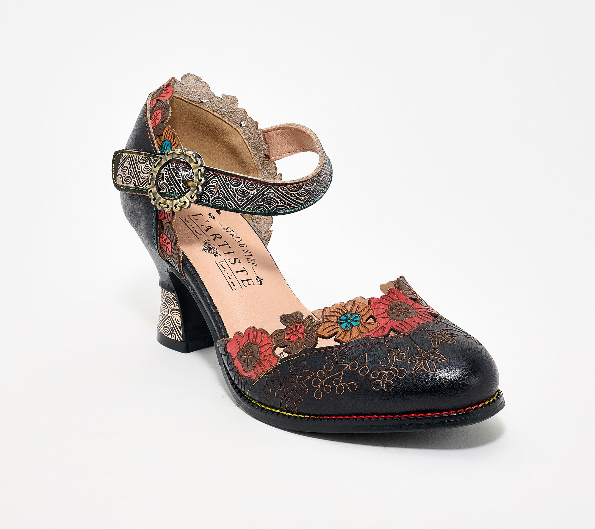 L'Artiste by Spring Step Leather Pumps - HappyDance