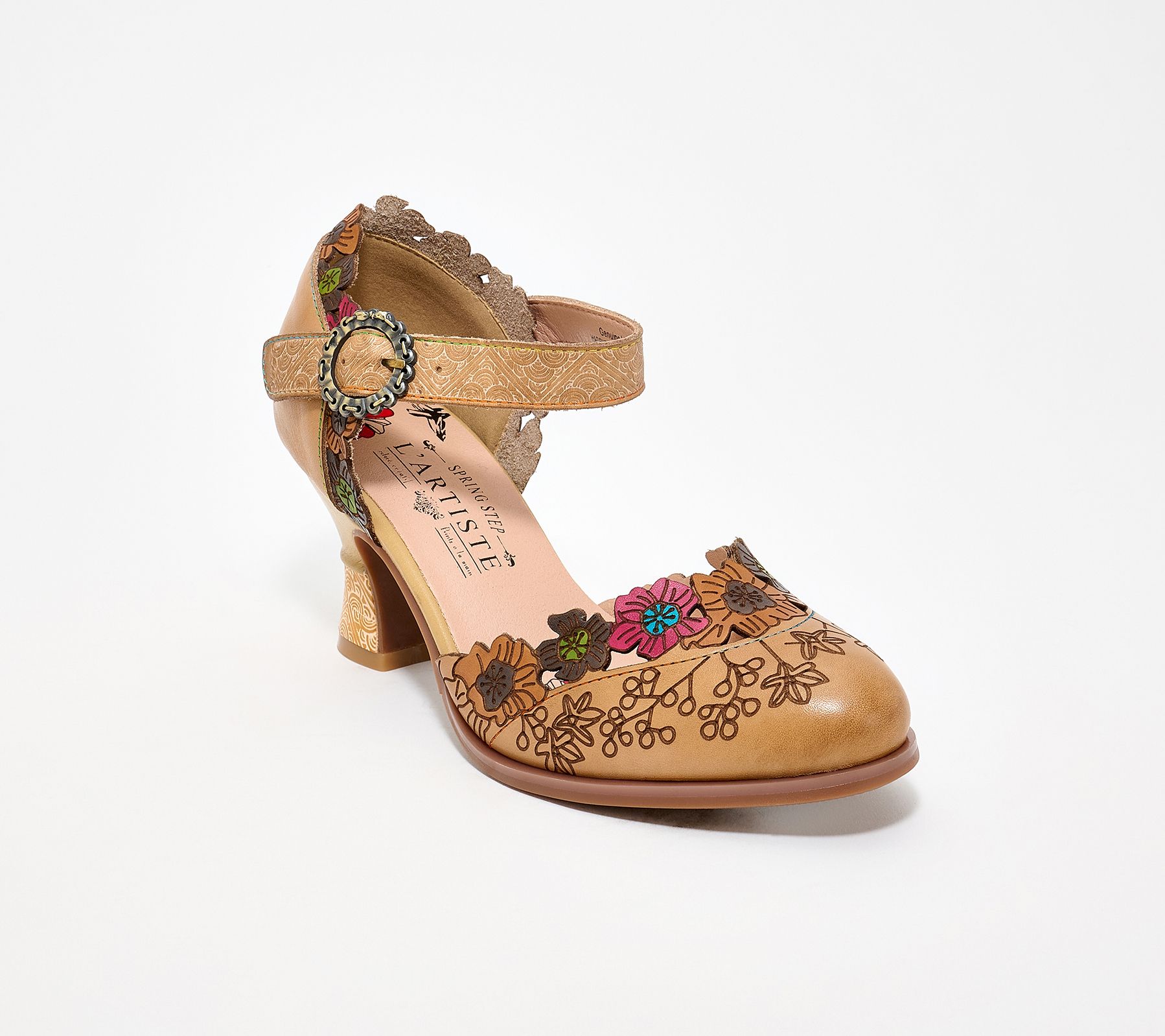 L'Artiste by Spring Step Leather Pumps - HappyDance