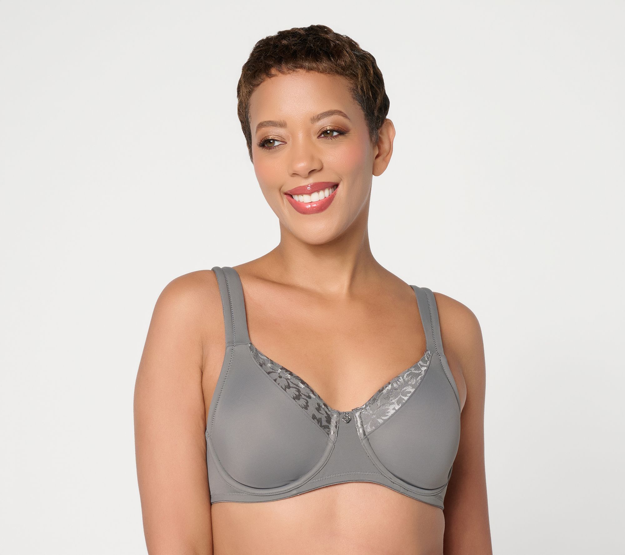 Breezies Radiant Lace Unlined Underwire Support Bra