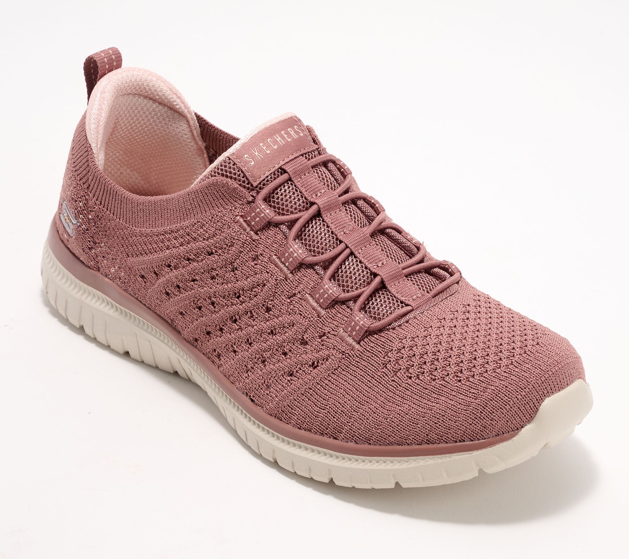 "As Is" Skechers Virtue Vegan Washable Space Dye Bungee Sneakers
