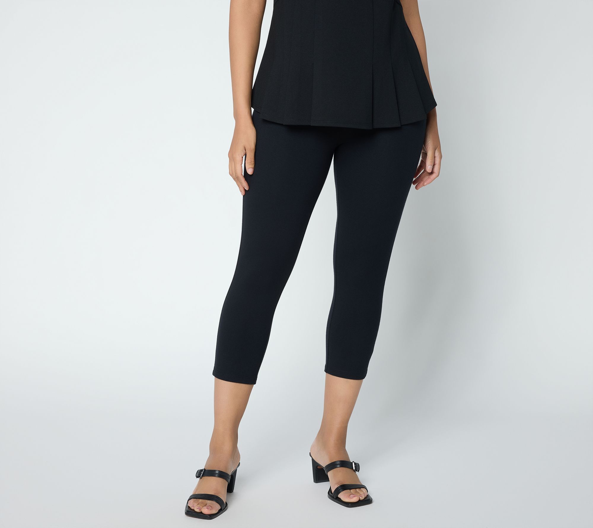"As Is" Women with Control Petite 86/14 Capri Icon Pant
