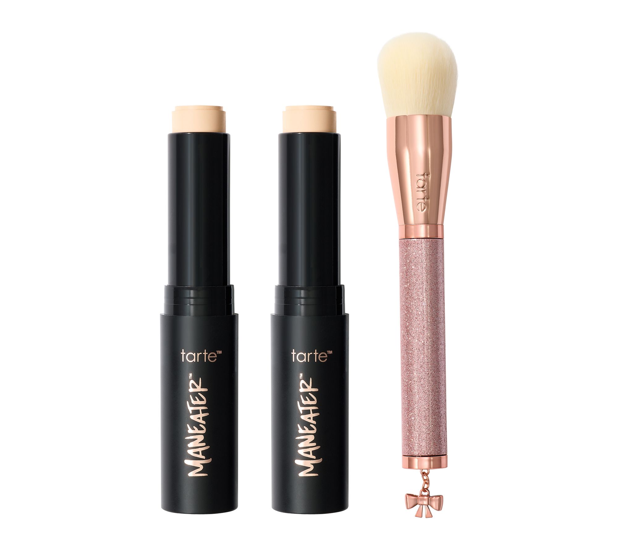 tarte maneater poreless foundation stick duo & brush