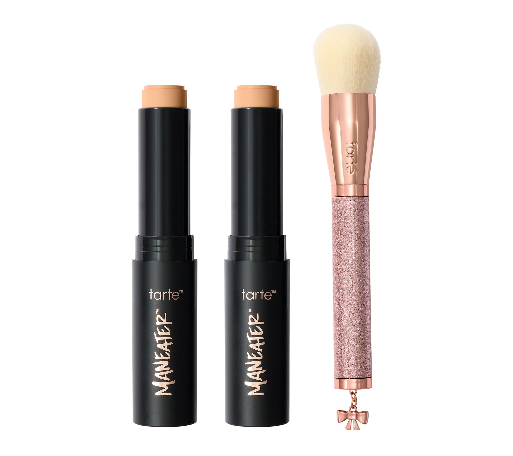 tarte maneater poreless foundation stick duo & brush