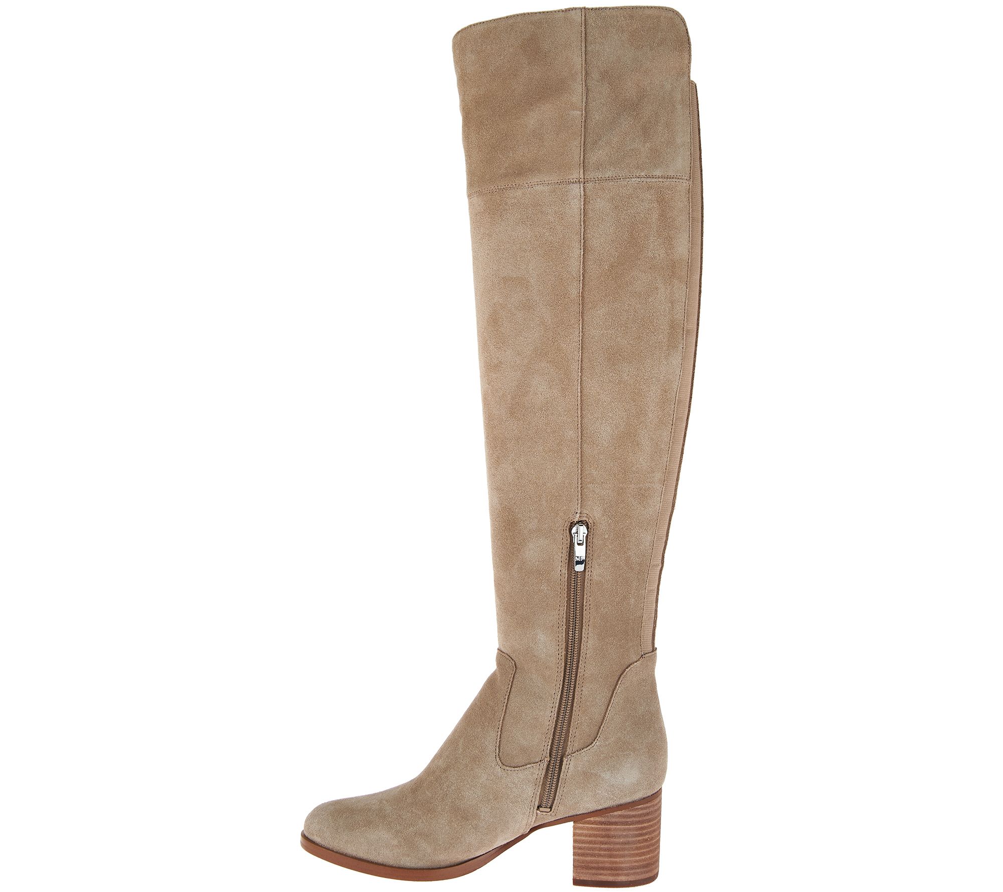 Marc Fisher Suede Over the Knee Boots - Escape - QVC.com