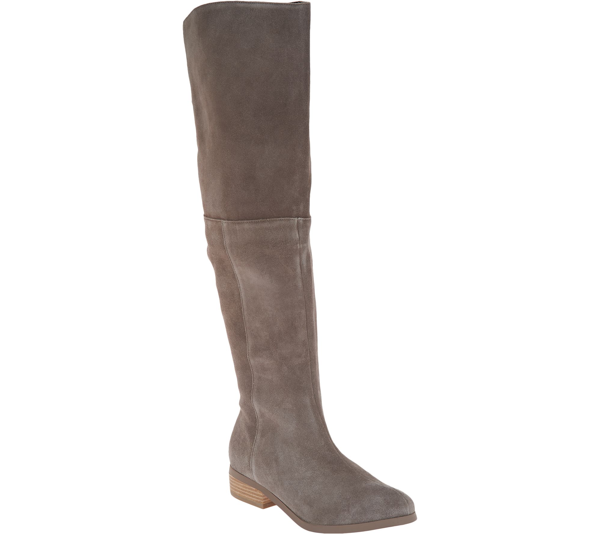 Sole Society Suede Over the Knee Boots - Sonoma - Page 1 — QVC.com