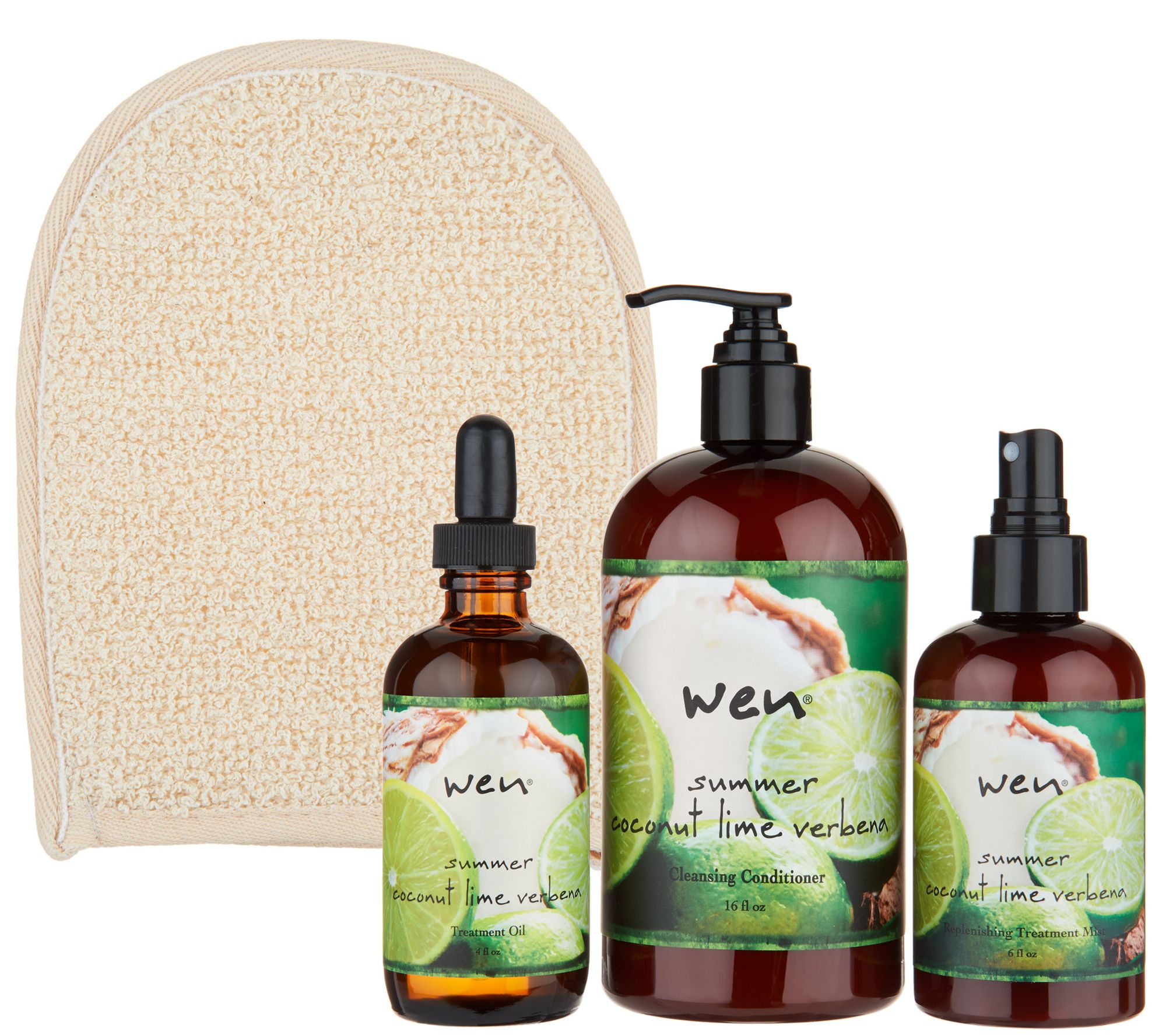 (QVC) Beauty iQ WEN by Chaz Dean Summer Cleanse & Treat 3 Piece Kit w