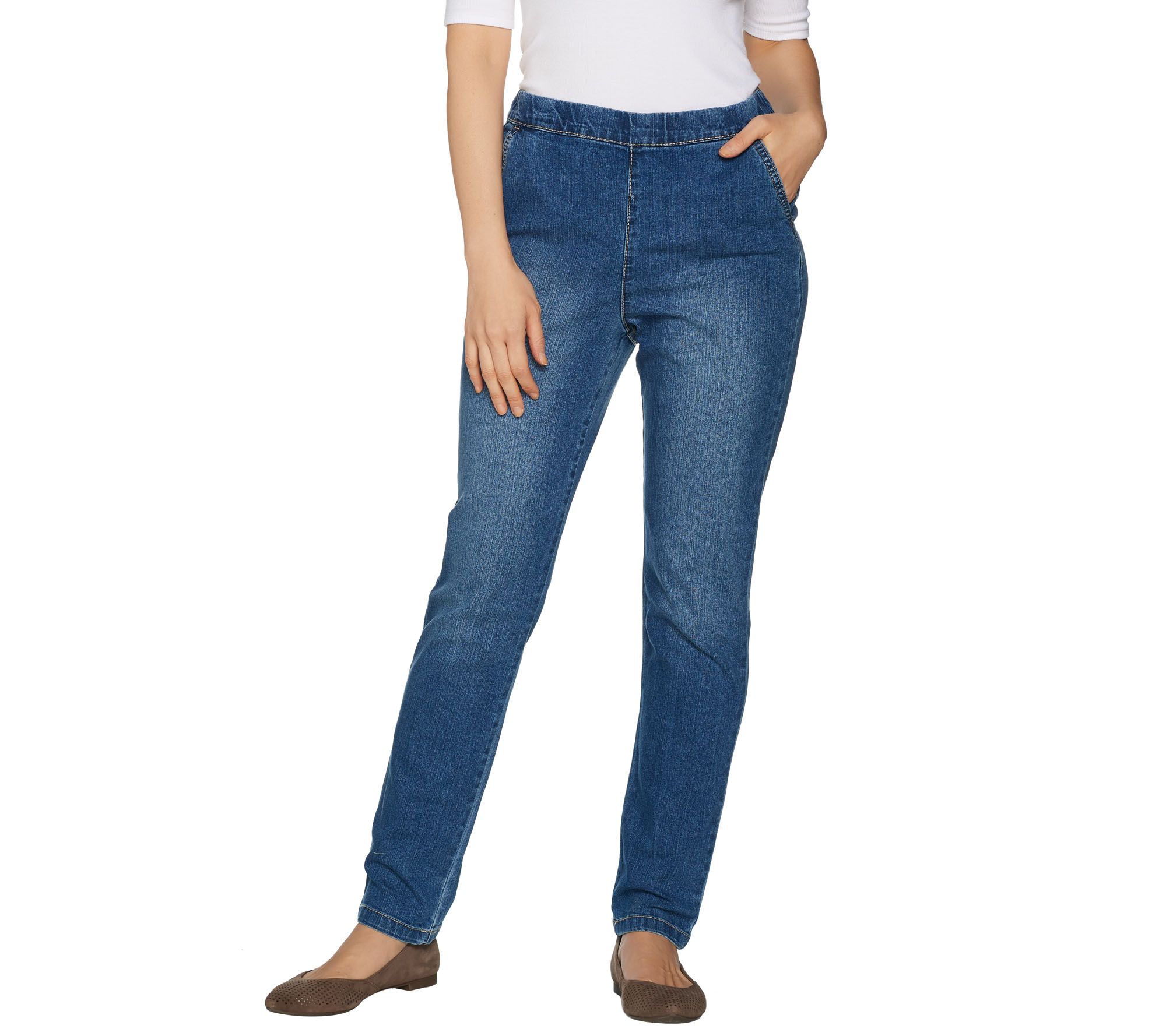 qvc denim and co petite jeans