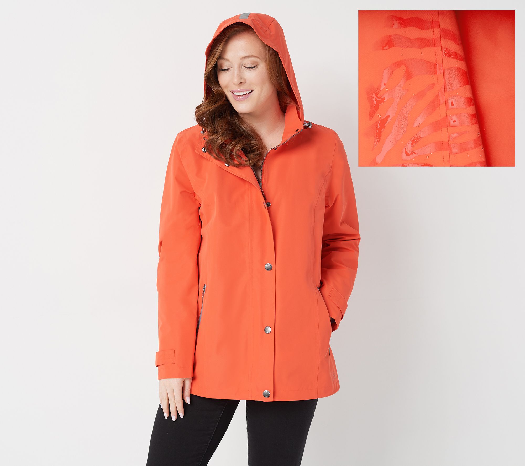 Nuage Invisiprint Waterproof Jacket with Hood