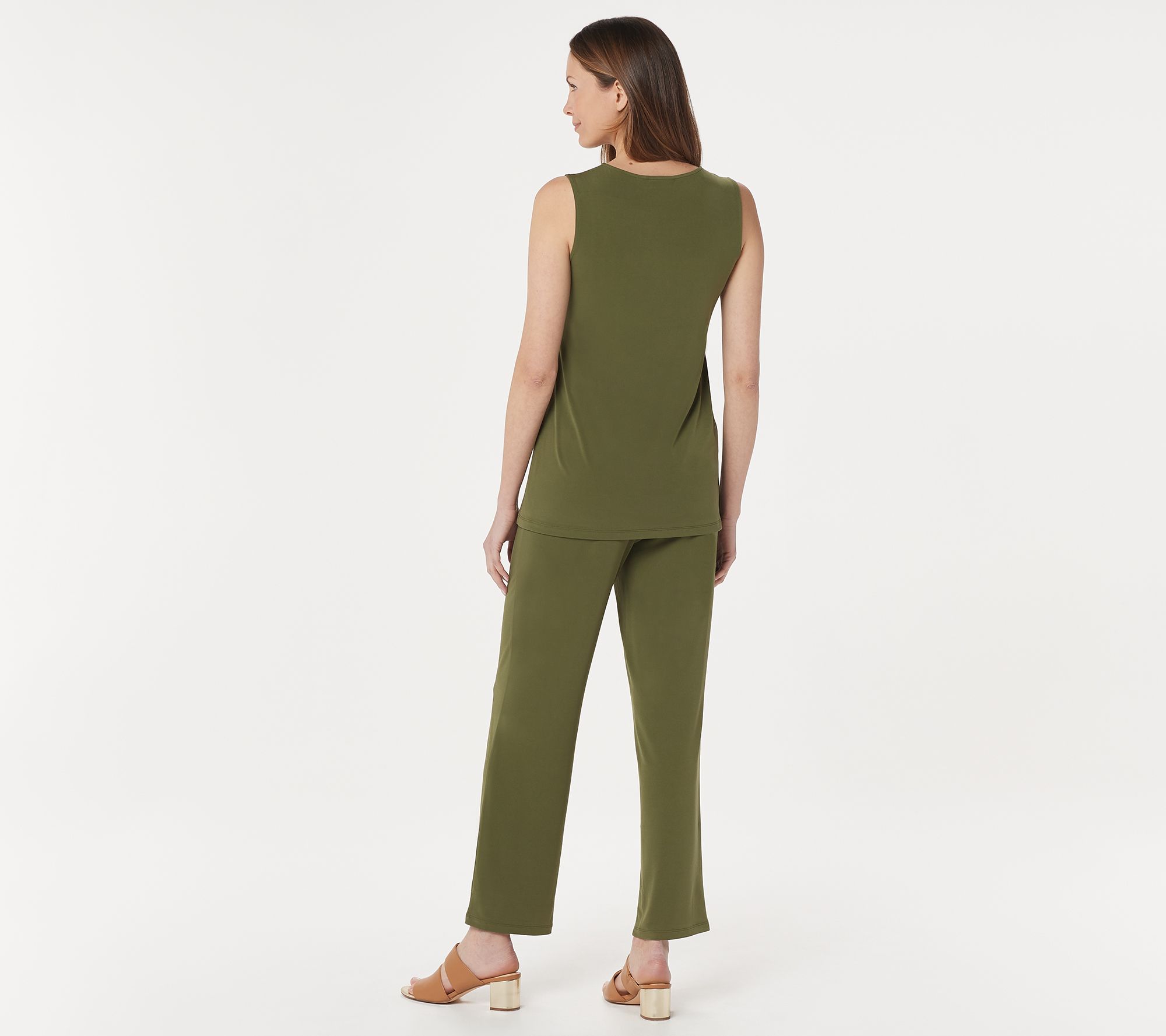 susan graver liquid knit pants with pockets