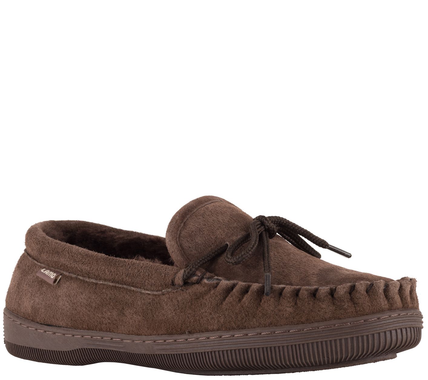 Lamo Men's Leather Moc Slippers