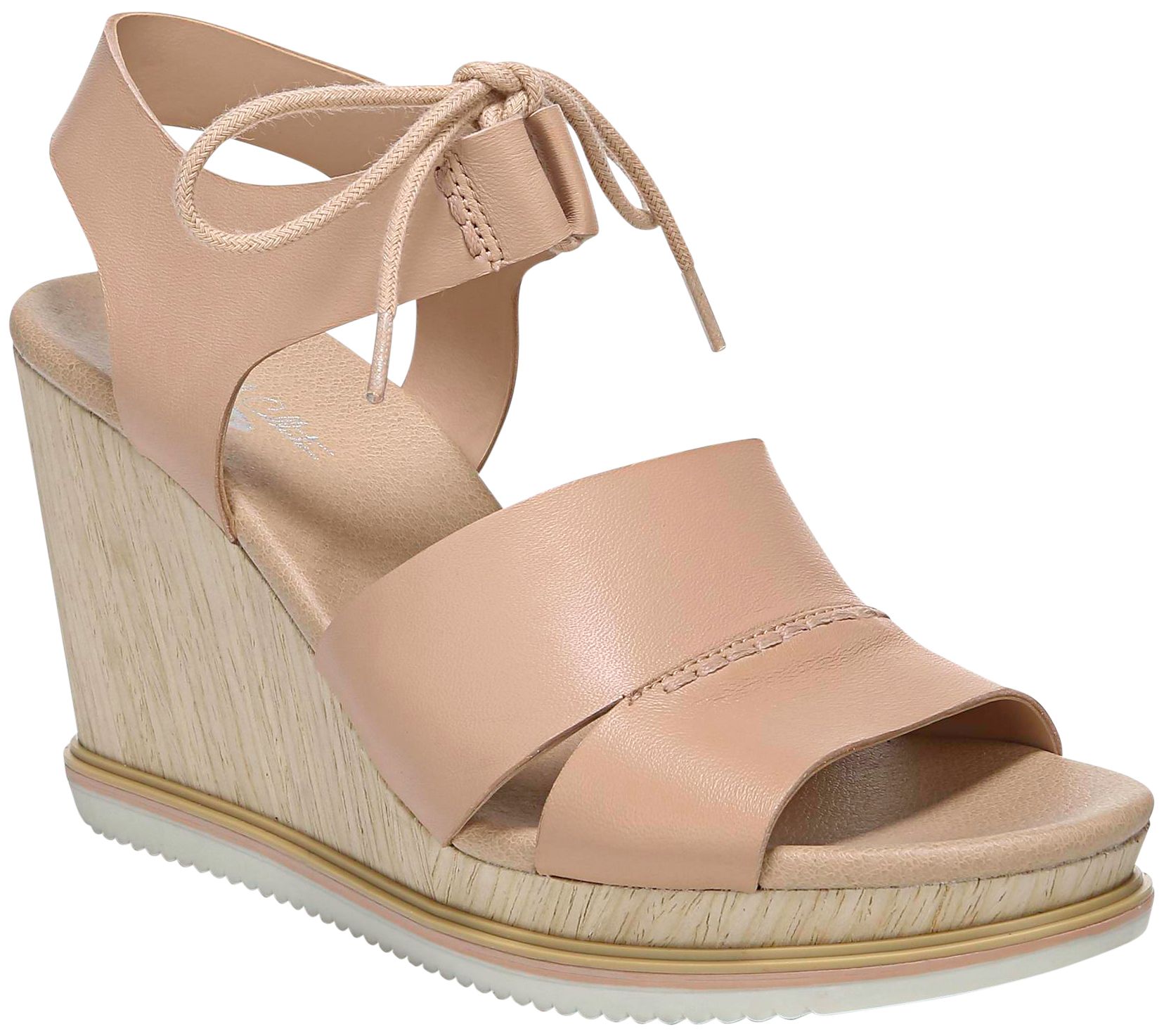 Dr. Scholl's Leather Wedge Sandals 