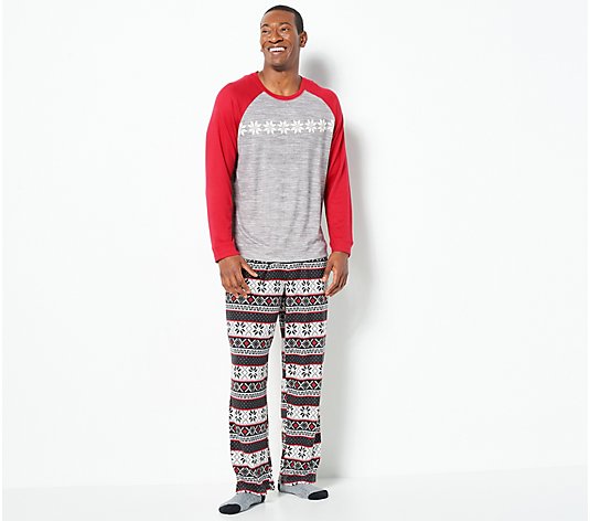 MUK LUKS Men's Better Together Family Pajama Set