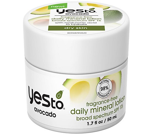 Yes To Avocado Fragrance-Free Mineral Lotion SPF15
