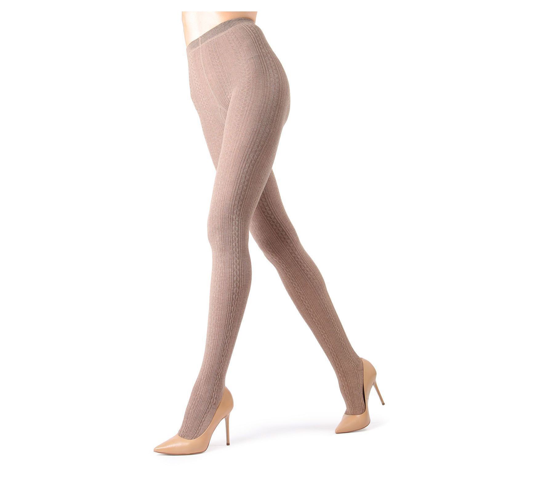 Memoi Toronto Cable Sweater Tights