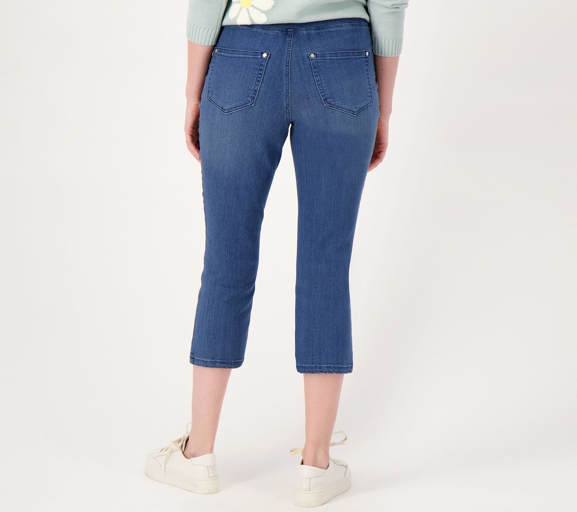 Women's High-Rise Slim Fit Ankle Pants - A New Day Blue 10 1 ct
