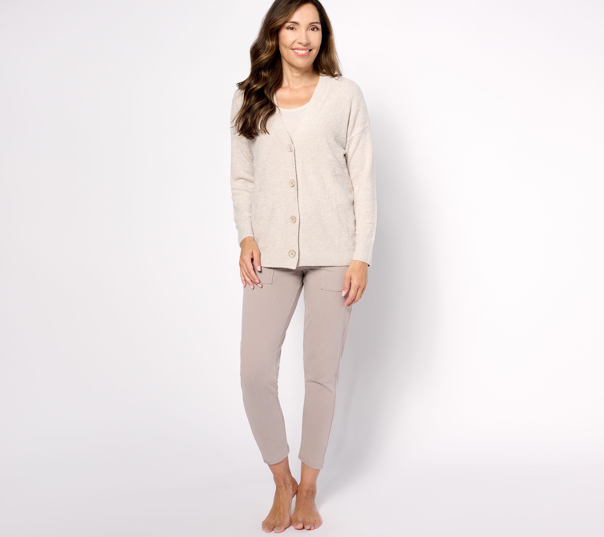 Barefoot Dreams Malibu Collection Forward Seam Jersey Pant 