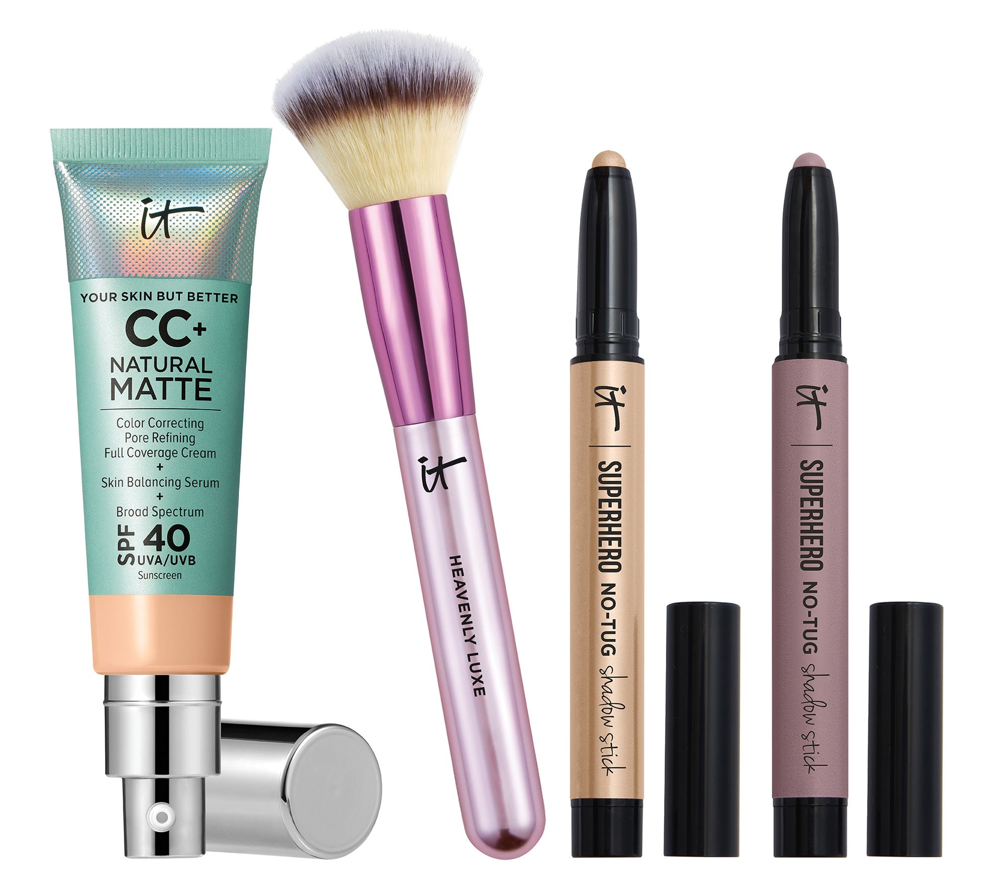 IT Cosmetics CC+ Cream Natural Matte SPF40 4-Piece Collection