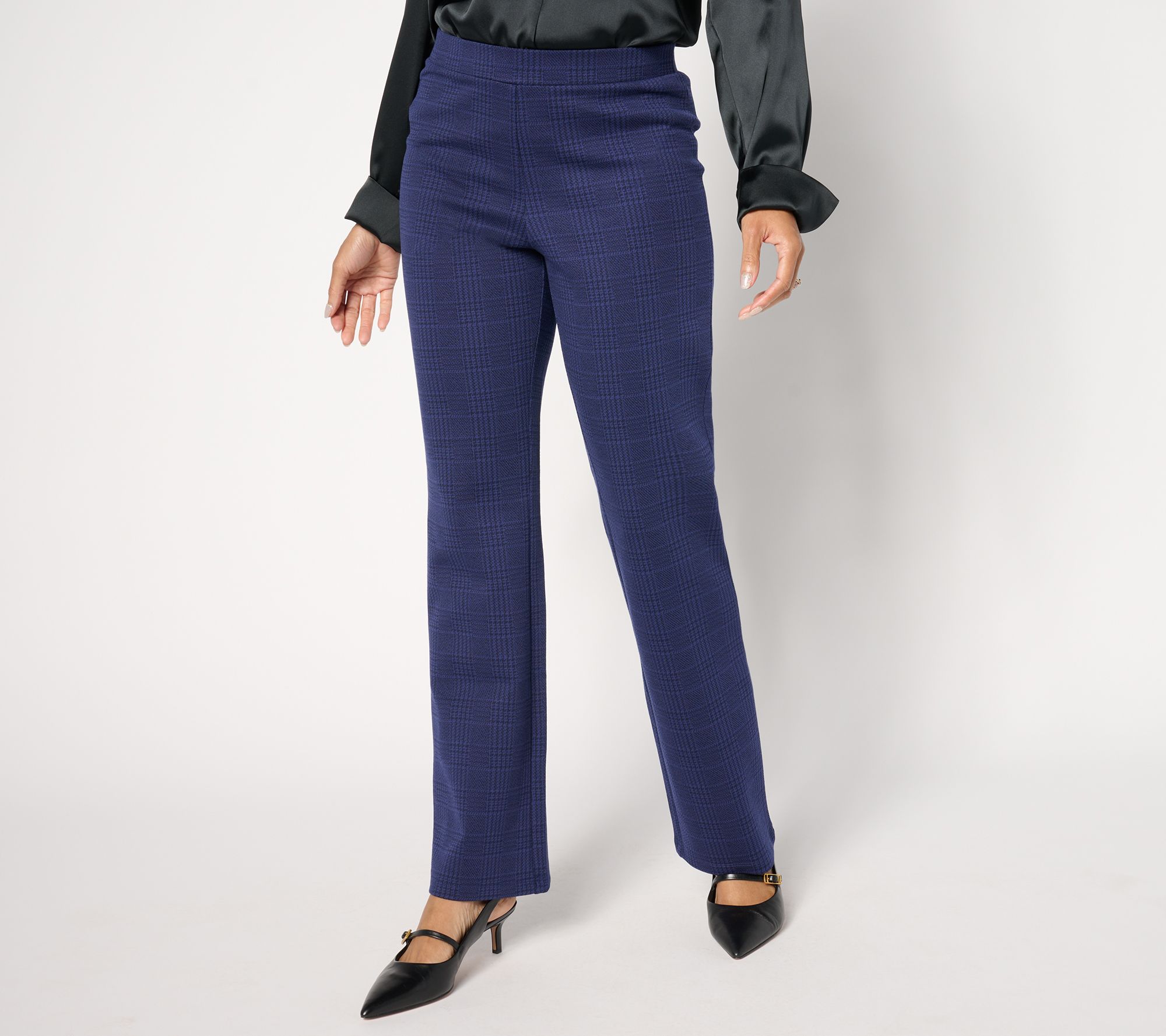 BEAUTIFUL by Lawrence Zarian Regular Pull-On Straight Leg Ponte Pant