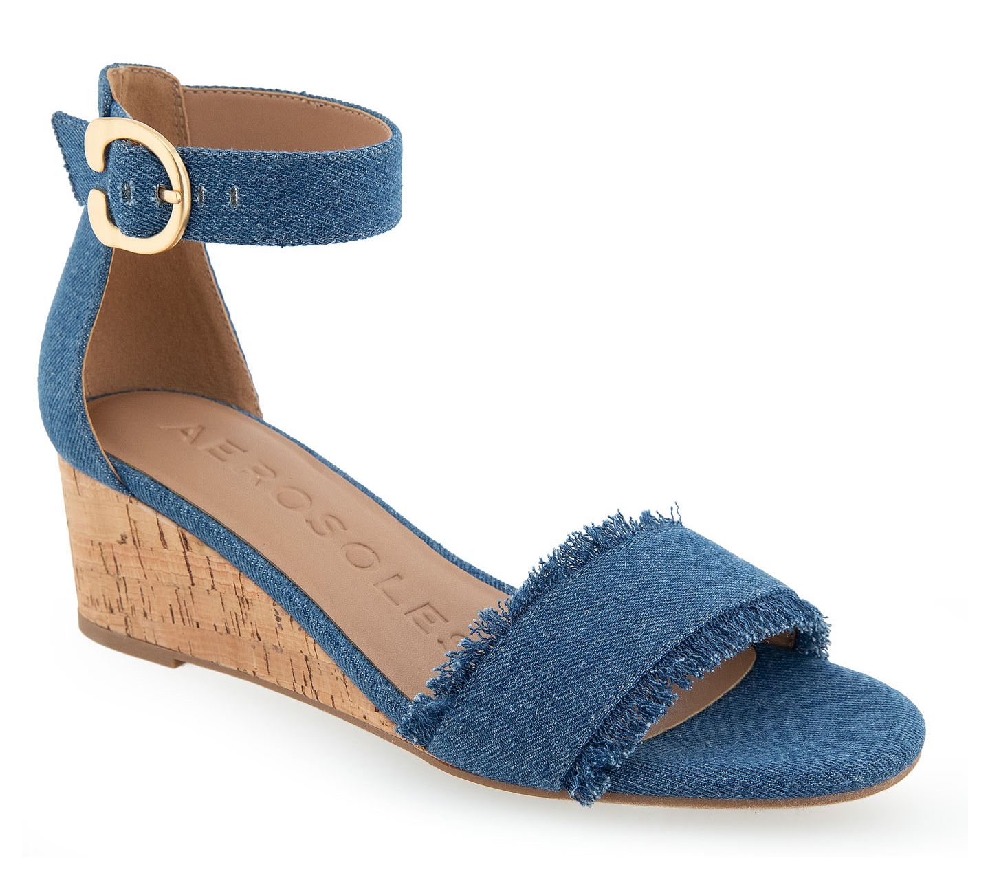 Aerosoles Ankle Strap Slim Wedge- Willis