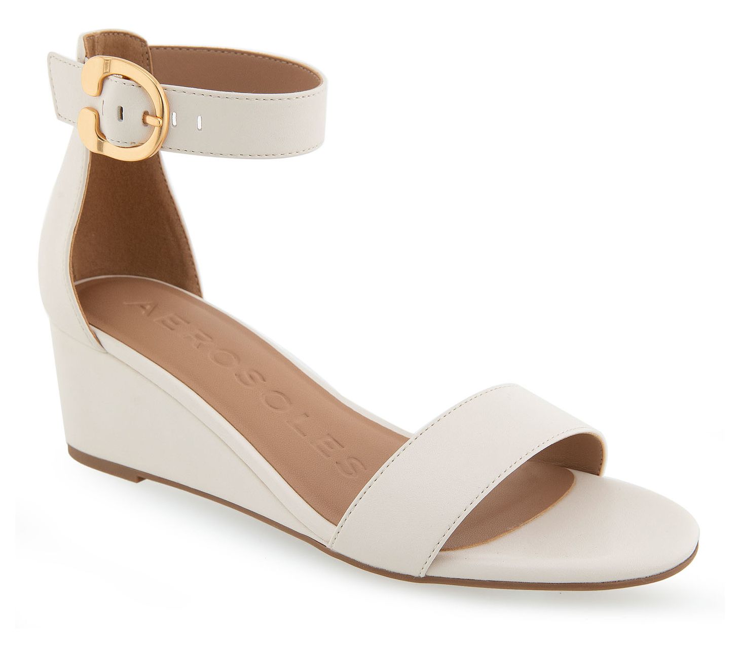 Aerosoles Ankle Strap Slim Wedge- Willis