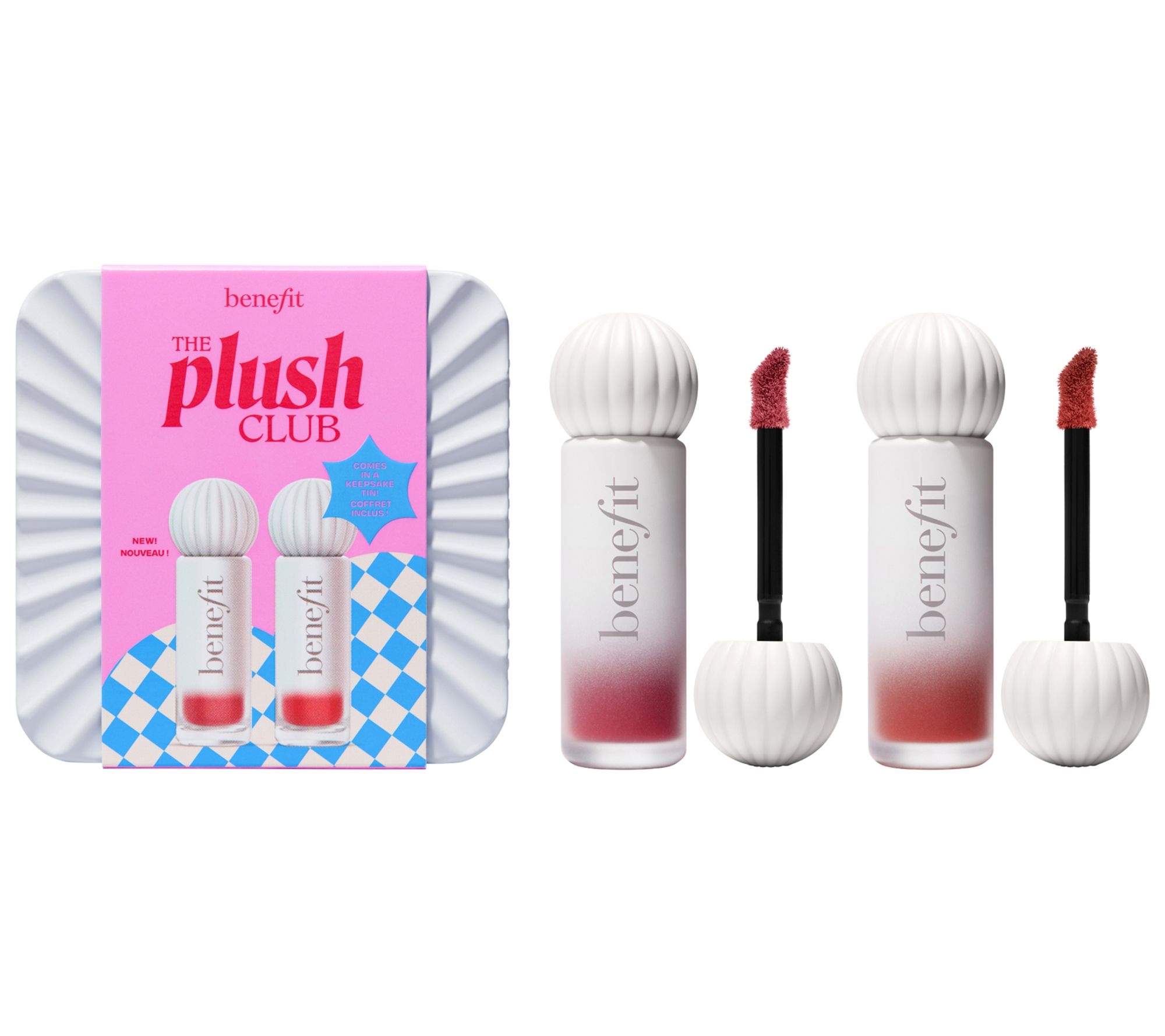 Benefit The Plush Club Moisturizing Matte Lip T int Duo